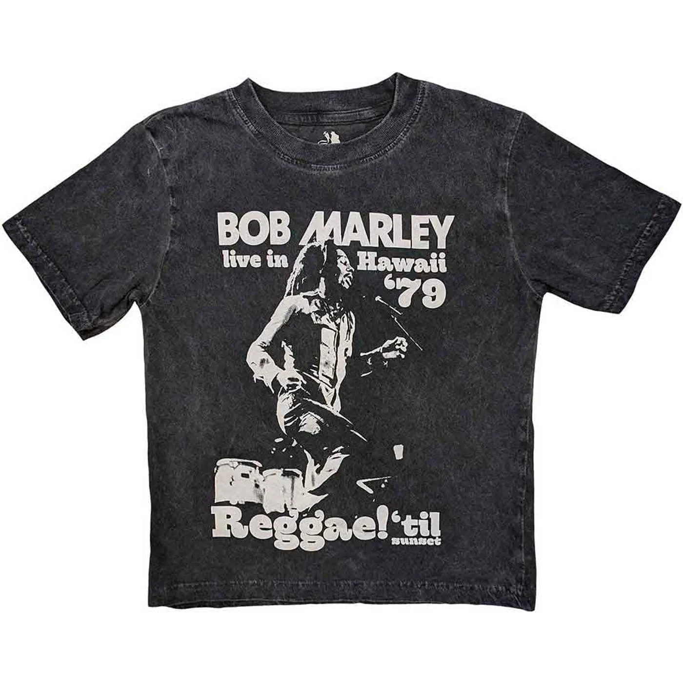 Bob Marley Children's T Shirt - Hawaii Snow Wash