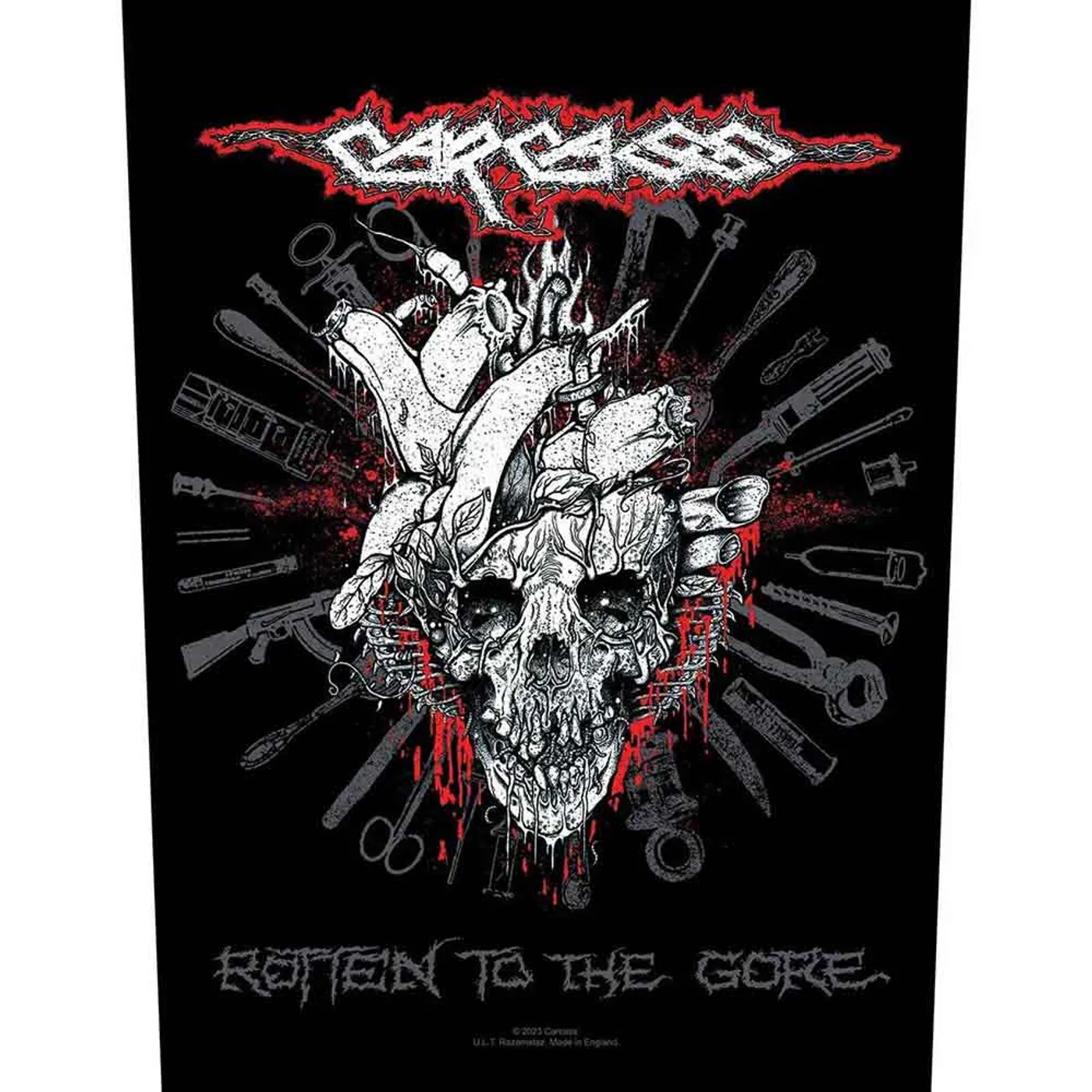 Carcass Patches - Woven Sew On - Rotten To The Gore