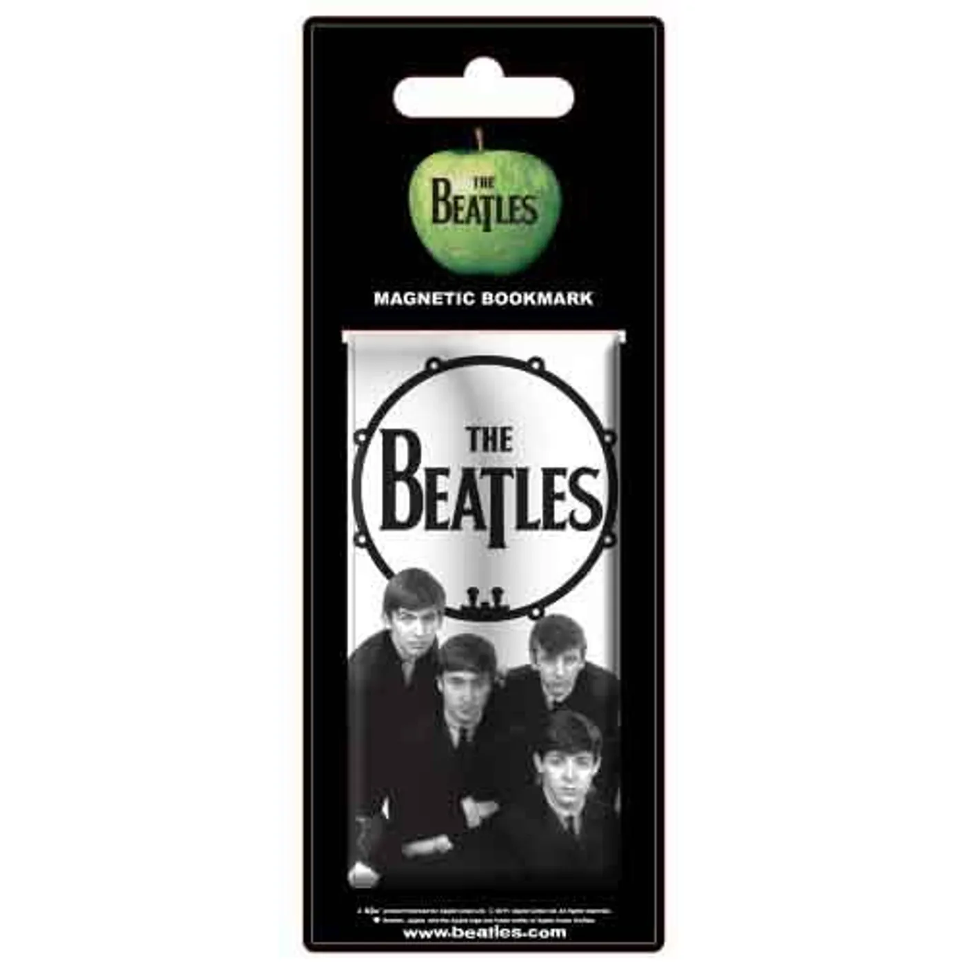 The Beatles Magnets - Magnetic Bookmarks - Drumhead Magnetic