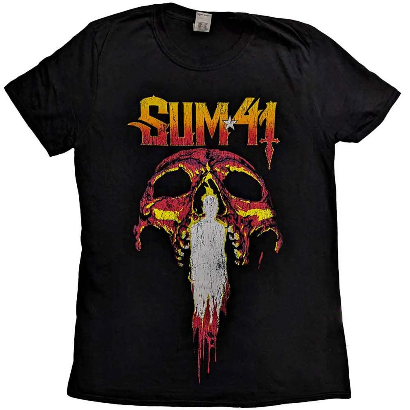 Sum 41 T Shirt - Order In Decline Tour 2020 Candle Skull