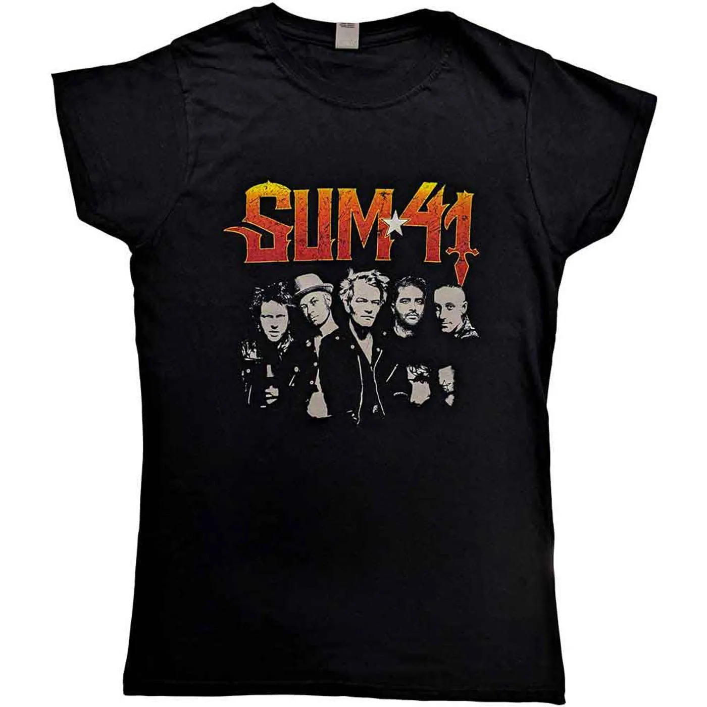 Sum 41 Woman's T Shirt - Order In Decline Tour 2020 Band Photo