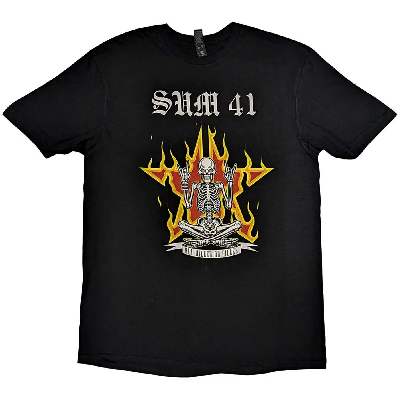 Sum 41 T Shirt - AKNF Skeleton European Tour 2022