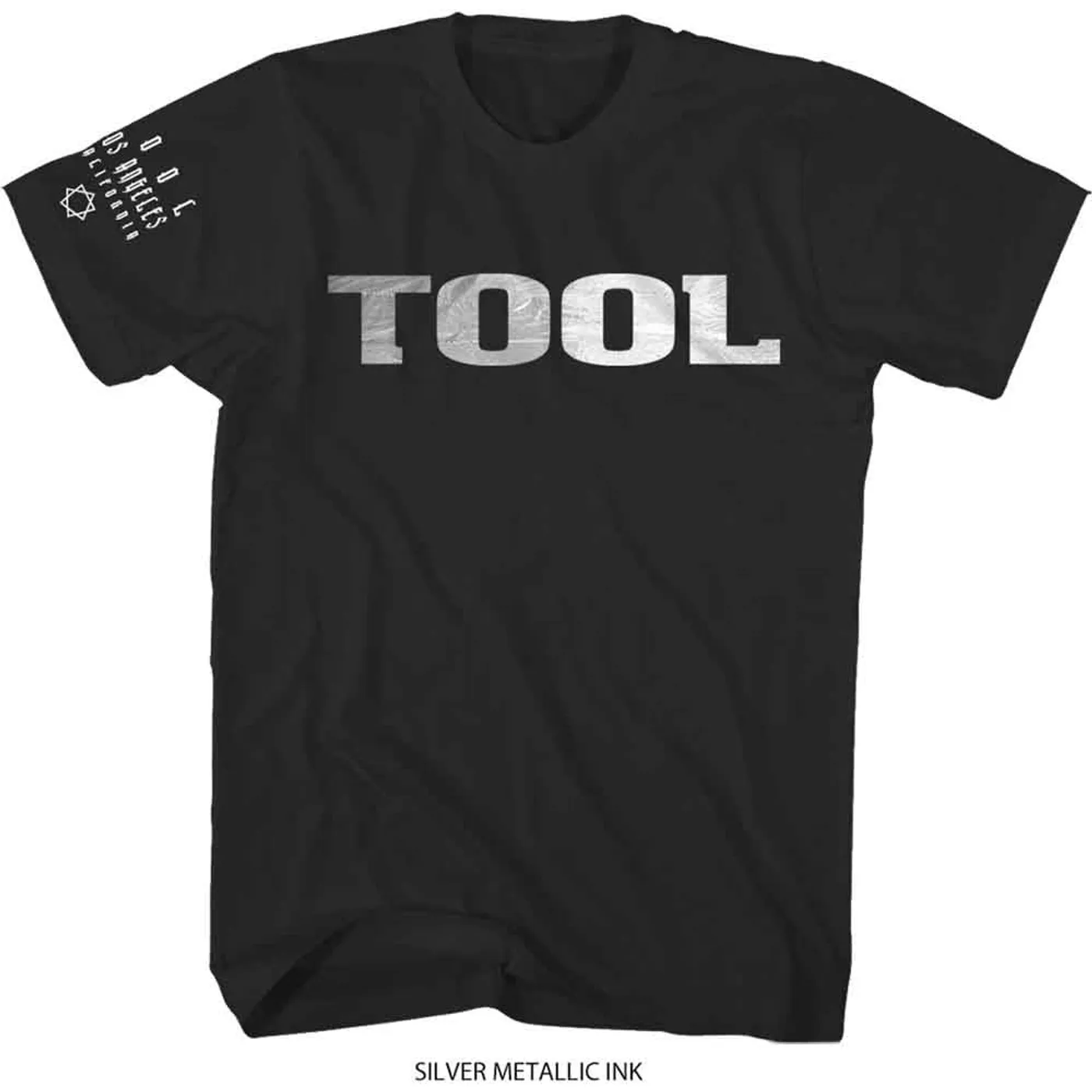 Tool T Shirt - Metallic Silver Logo