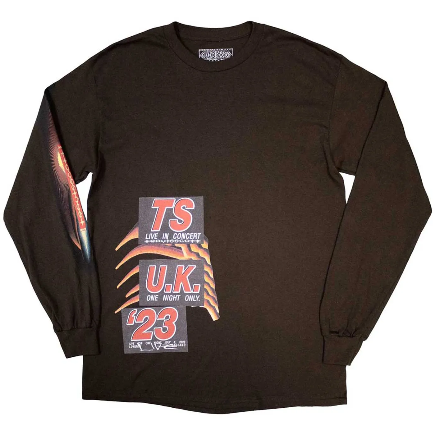 Travis Scott Long Sleeve T Shirt - Summer Run 2023 London