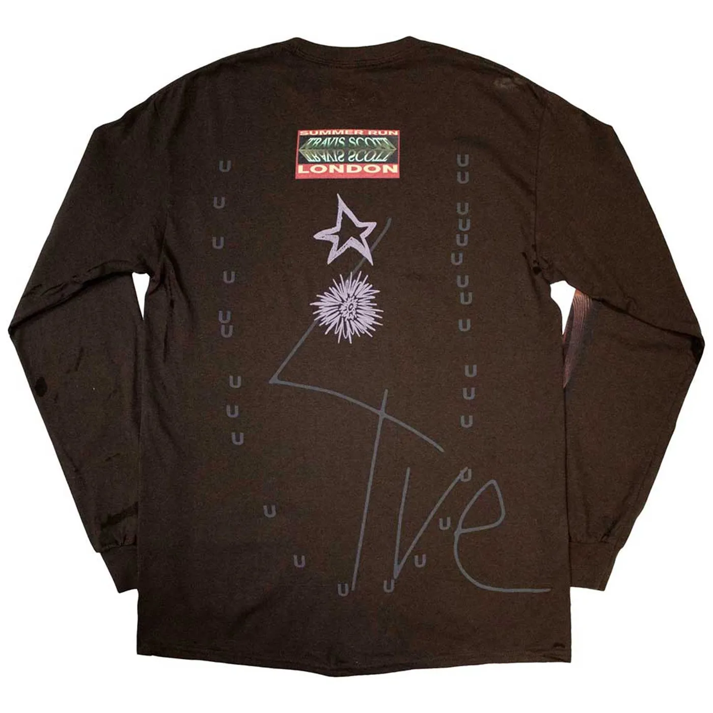 Travis Scott Long Sleeve T Shirt - Summer Run 2023 London