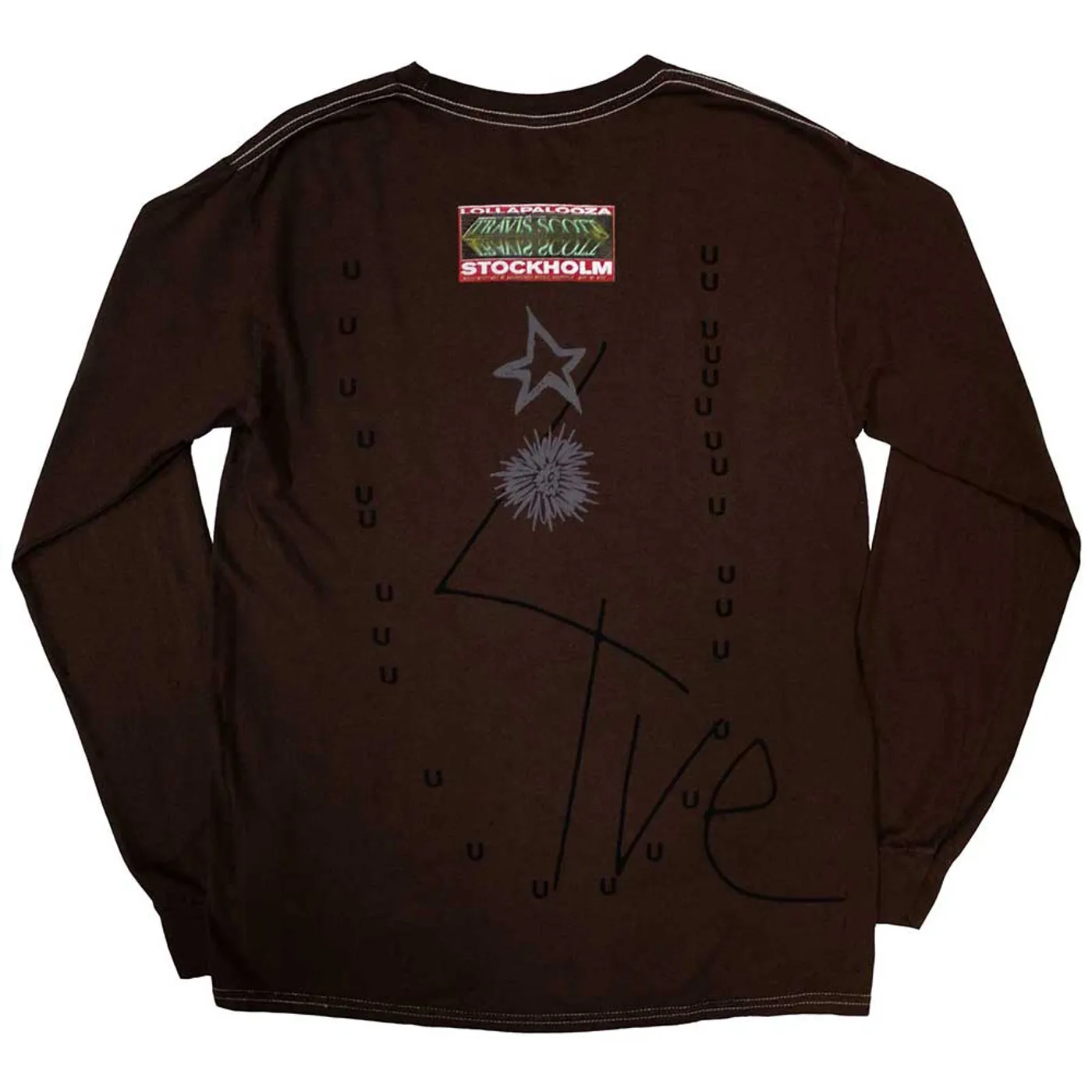 Travis Scott Long Sleeve T Shirt - Summer Run 2023 Stockholm