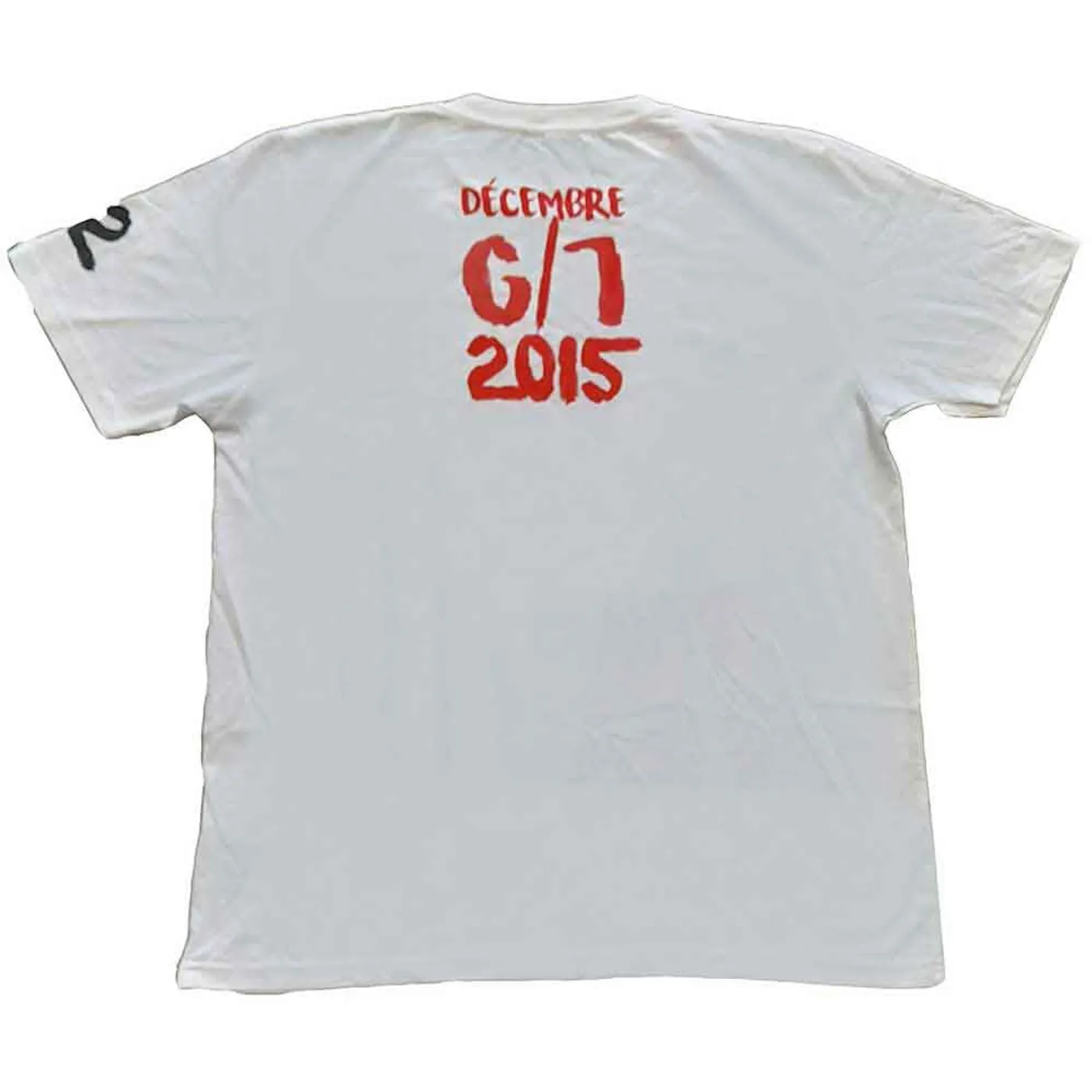 U2 T Shirt - Paris 2015 Nous N'Avons Pas Peur