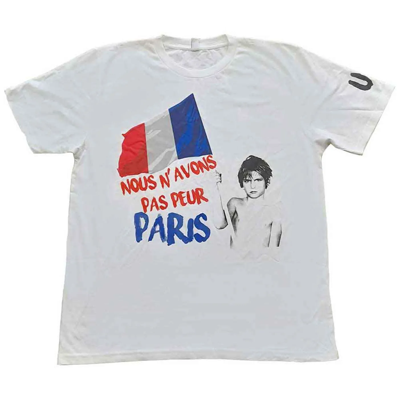 U2 T Shirt - Paris 2015 Nous N'Avons Pas Peur