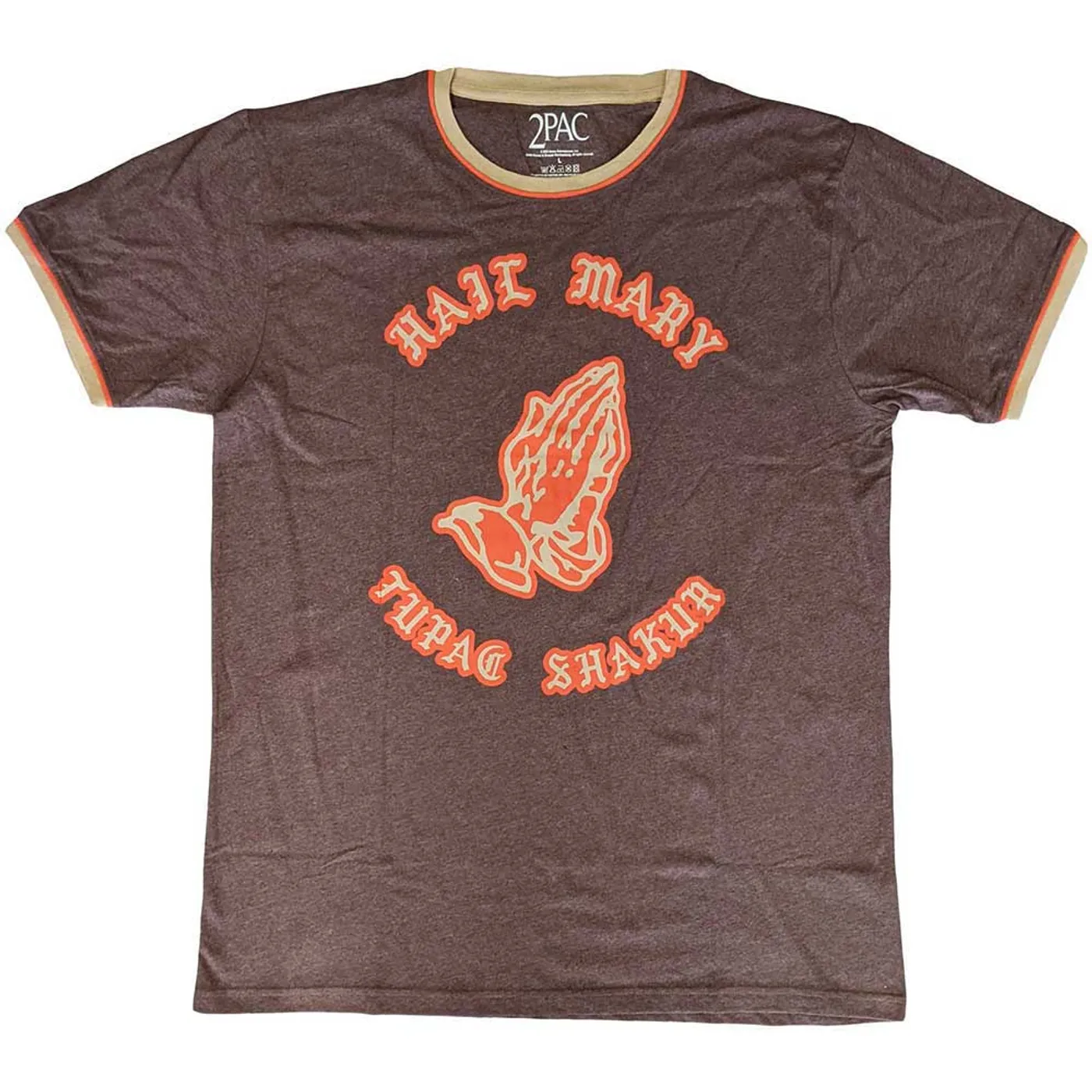 Tupac T Shirt - Hail Mary Ringer
