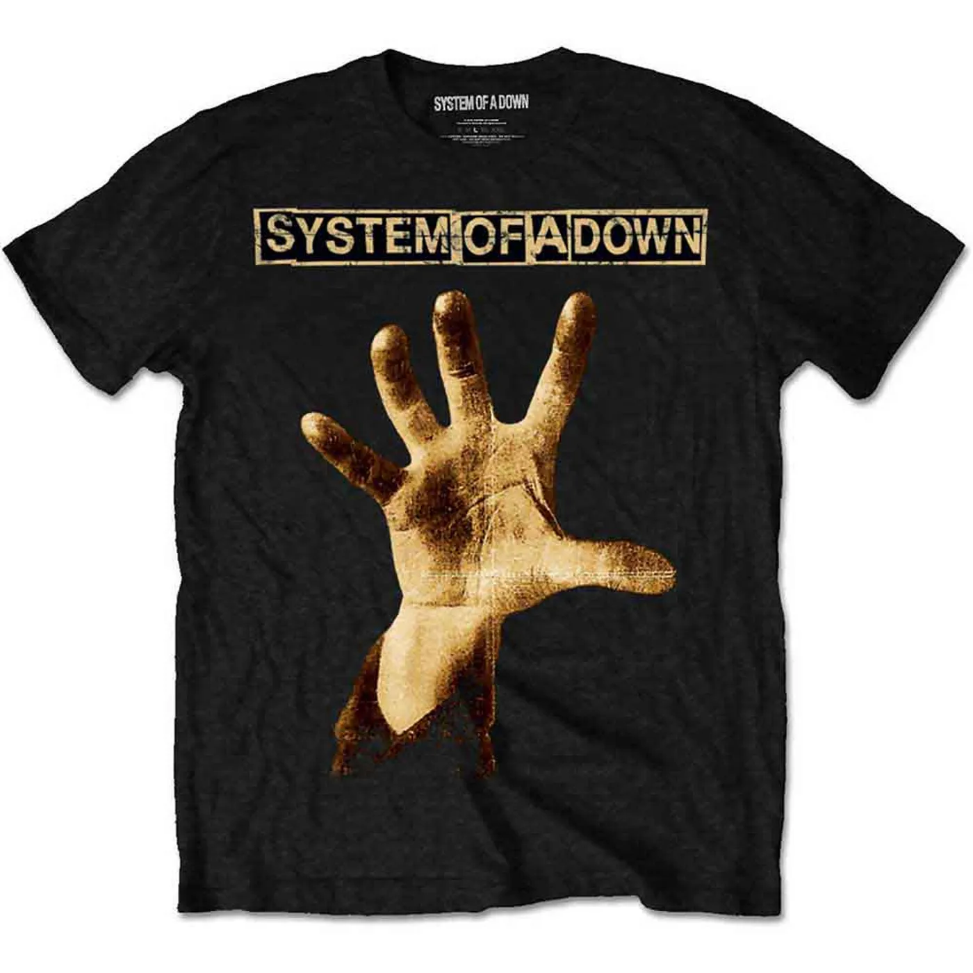 System Of A Down T Shirt - Hand