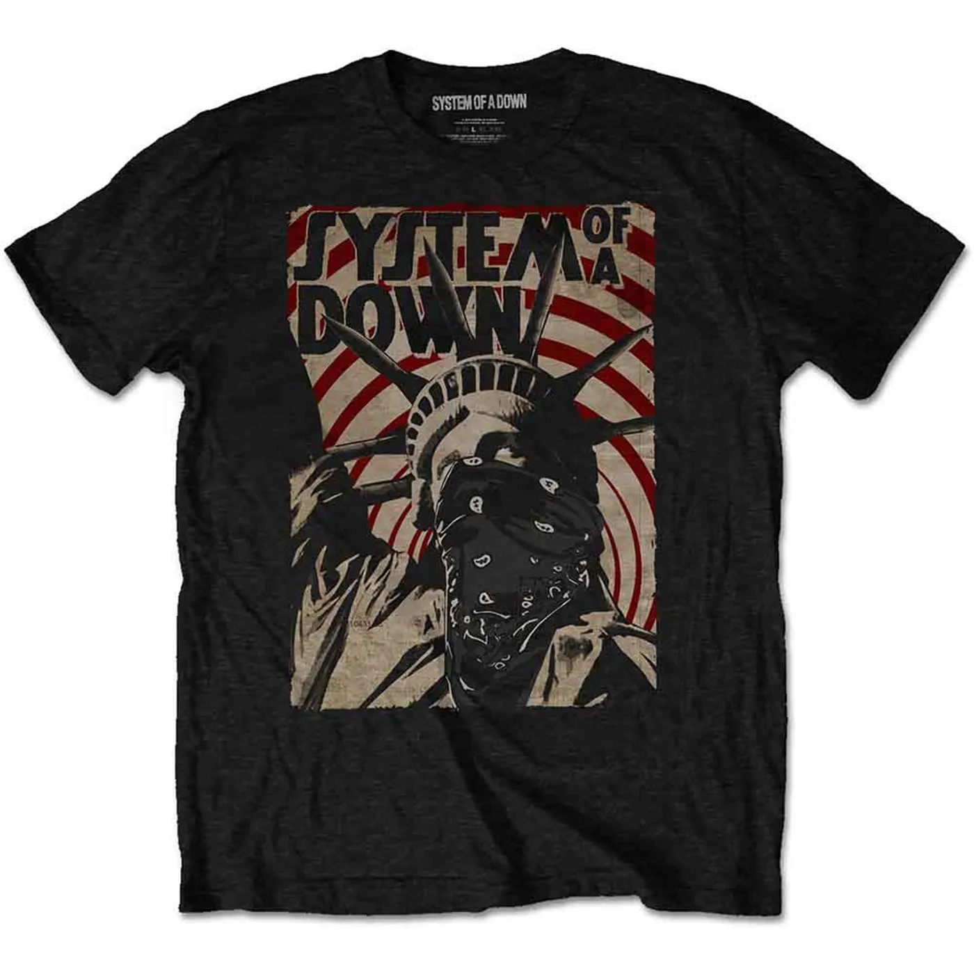 System Of A Down T Shirt - Liberty Bandit