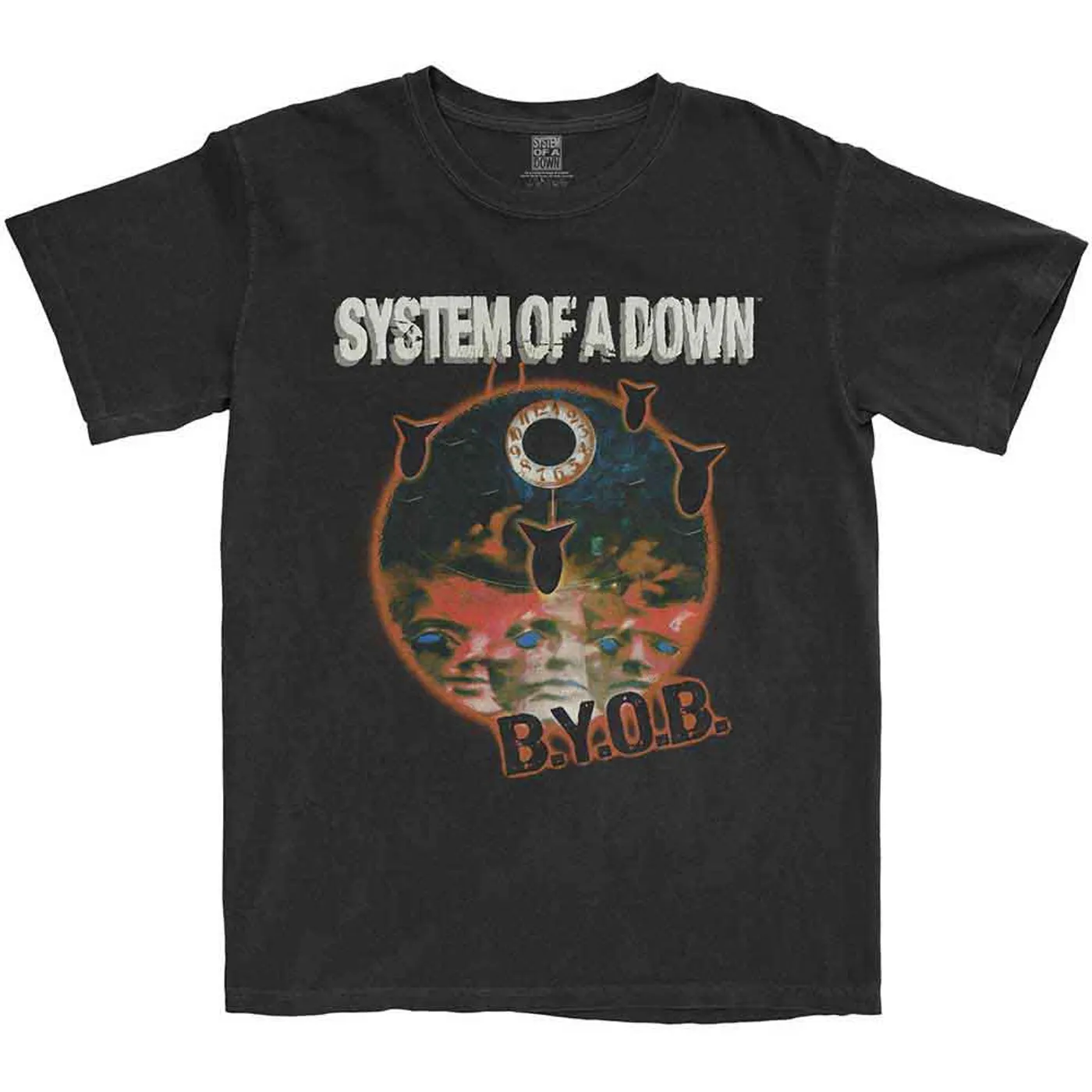 System Of A Down T Shirt - BYOB Classic