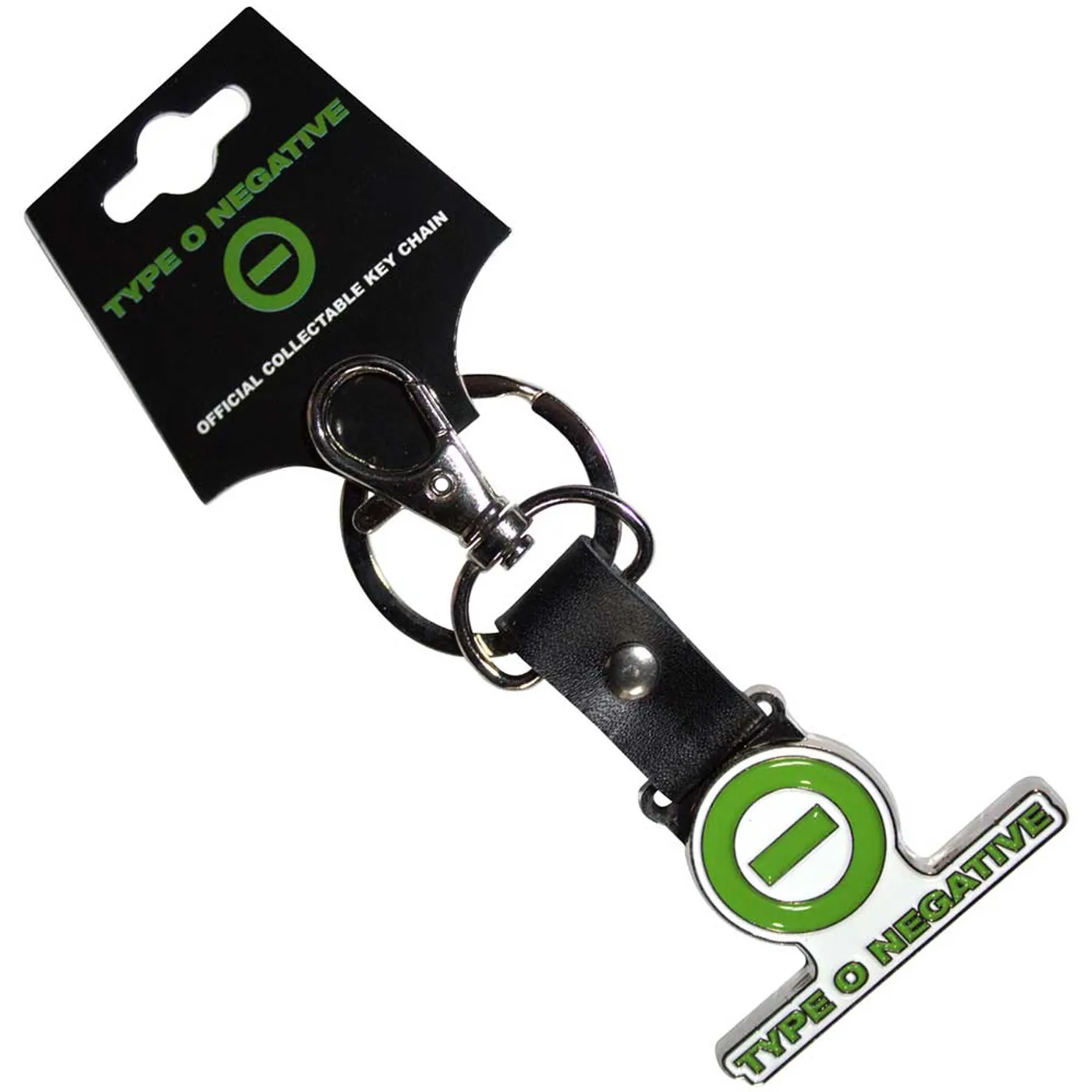 Type O Negative Standard Keychains - Negative Emblem & Text Logo