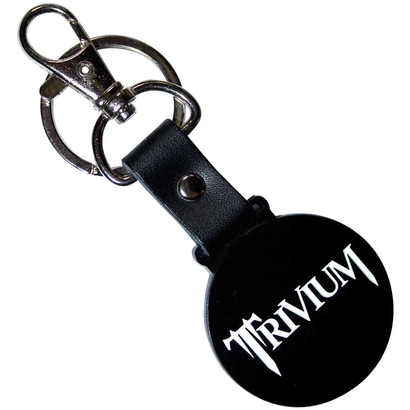 Trivium Standard Keychains - Classic Logo Mono Circle