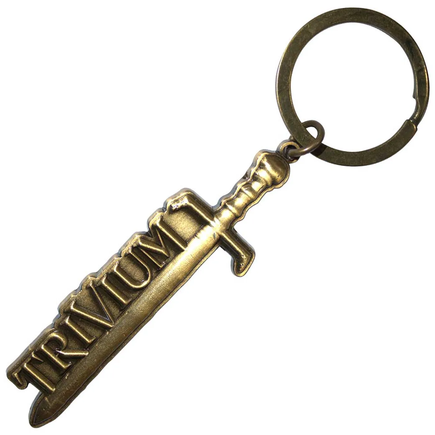 Trivium Standard Keychains - Gold Sword
