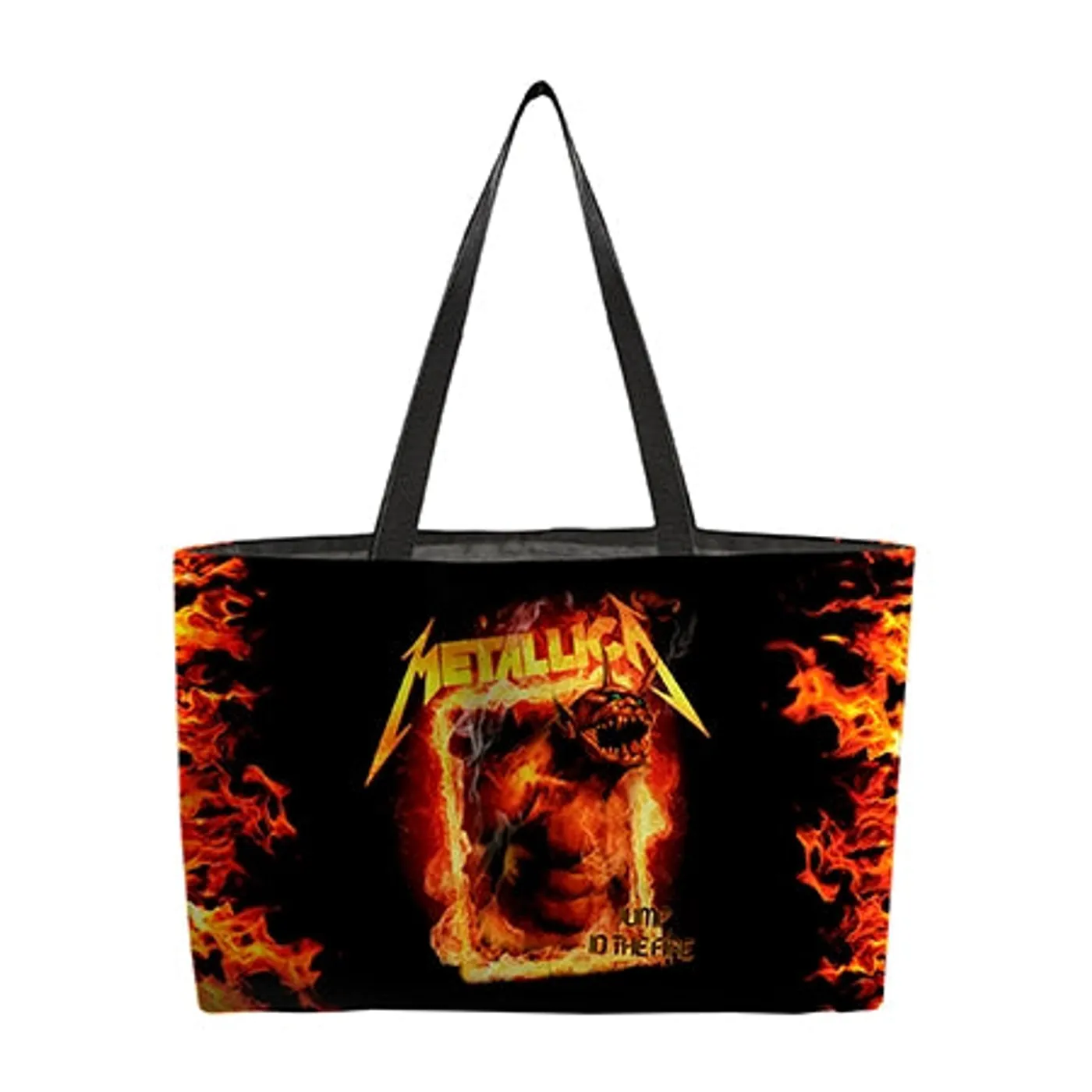 Rocksax Metallica Webbing Handled Beach/Shopper Bag - Fire