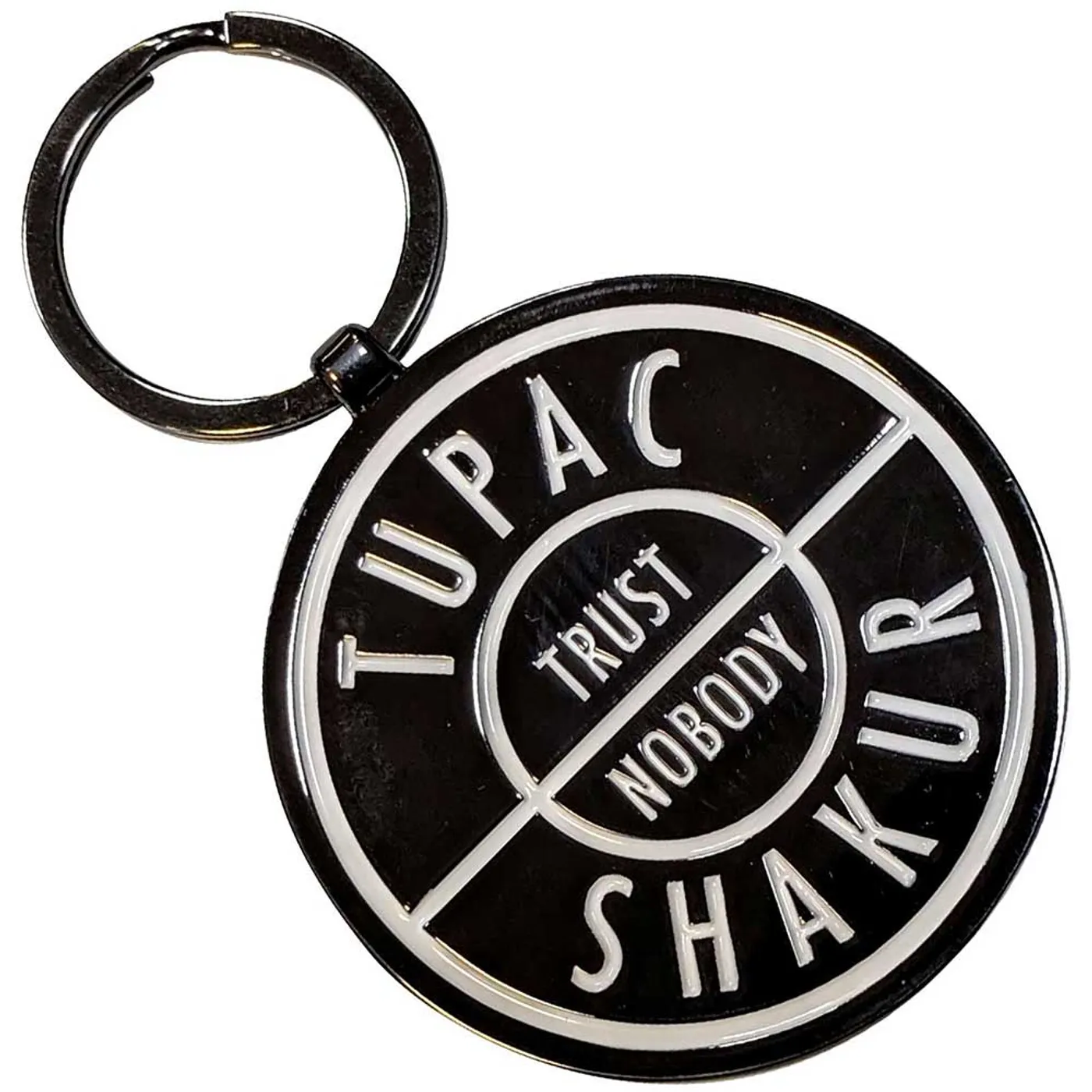 Tupac Standard Keychains - Trust Nobody