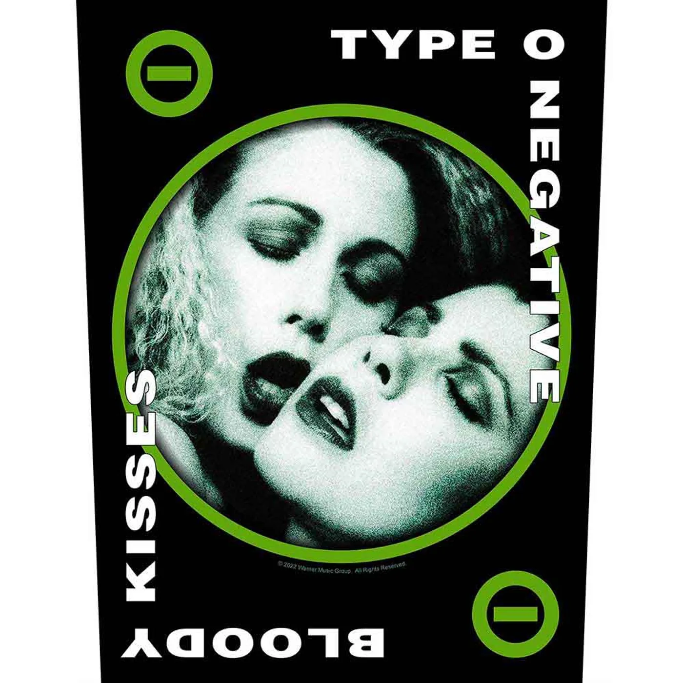 Type O Negative Patches - Woven Sew On - Bloody Kisses