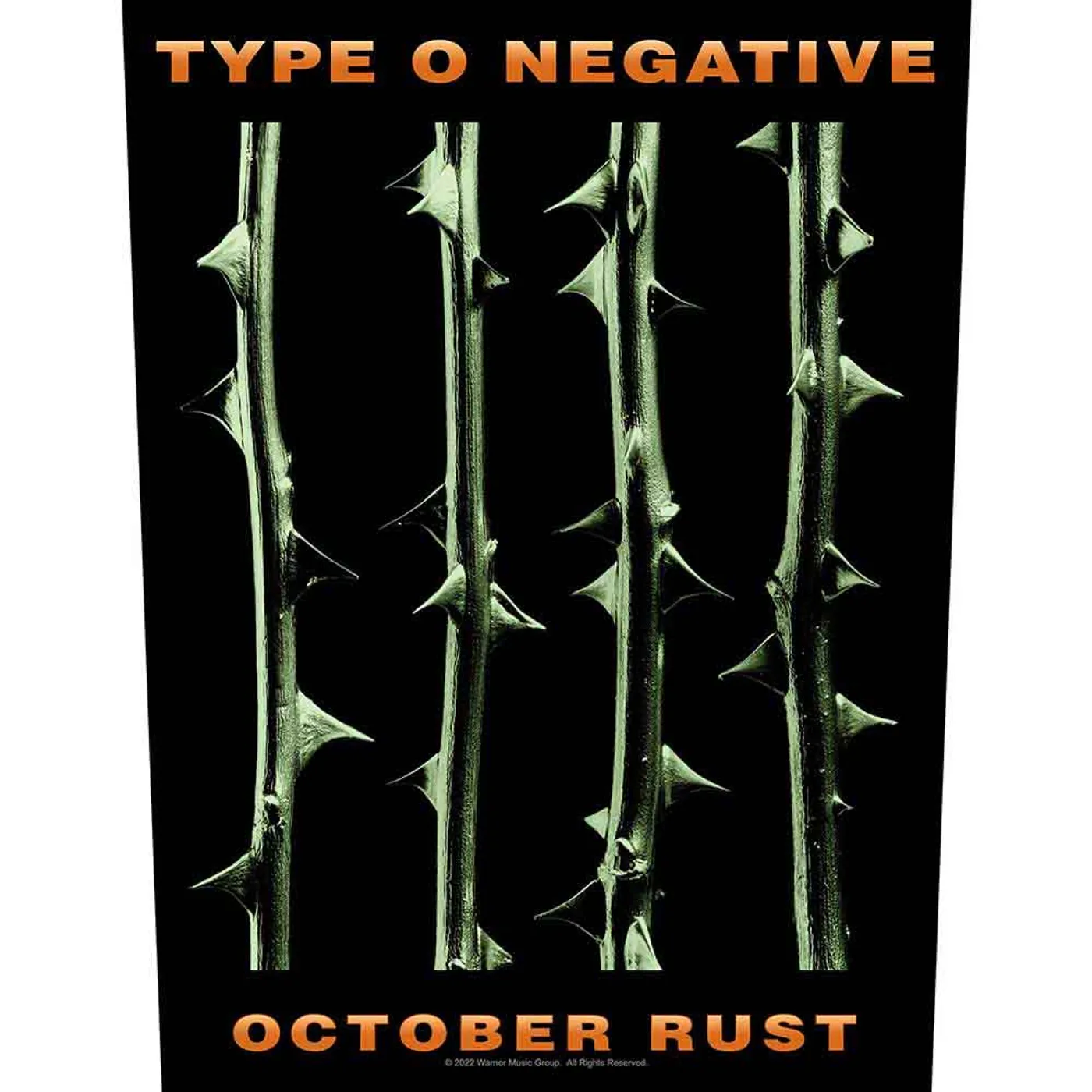 Type O Negative Patches - Woven Sew On - October Rust