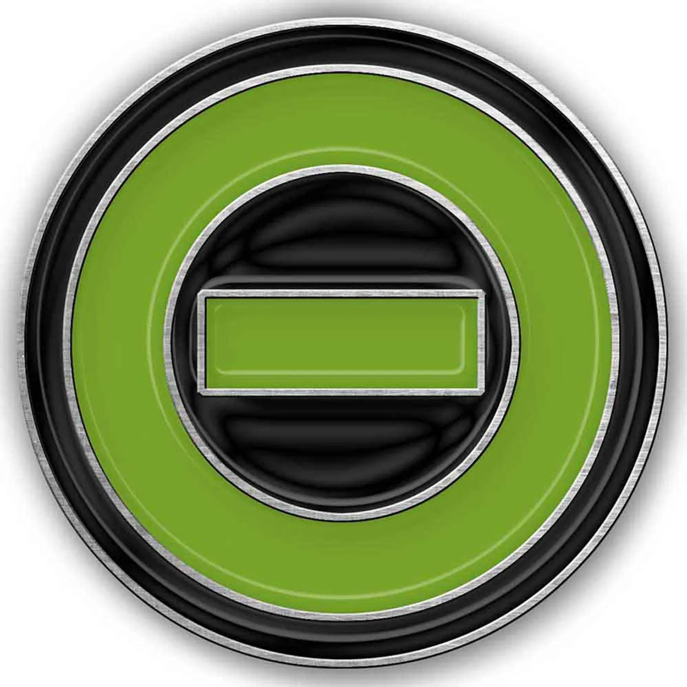 Type O Negative Pin Badge - Negative Symbol