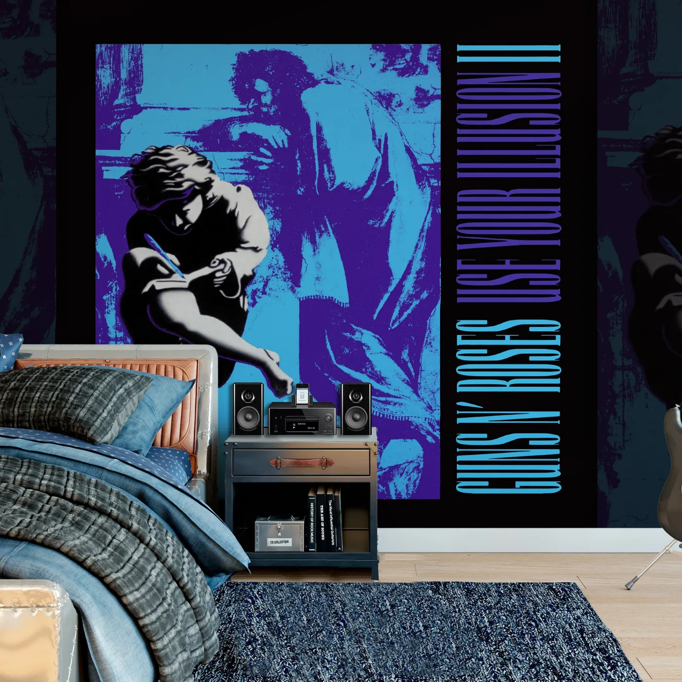 Rock Roll Guns N' Roses Mural - Use Your Illusions II