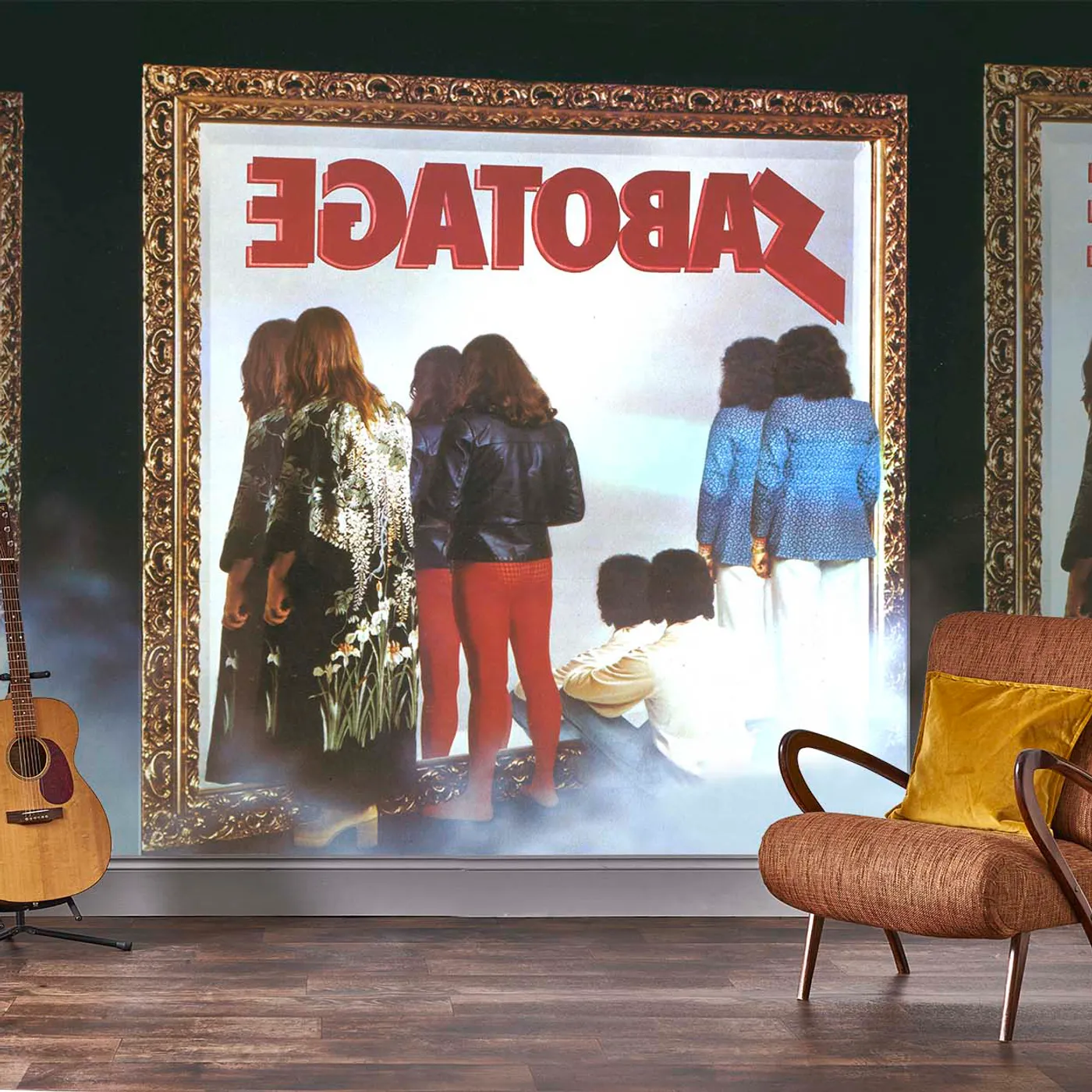 Rock Roll Black Sabbath Mural - Sabotage