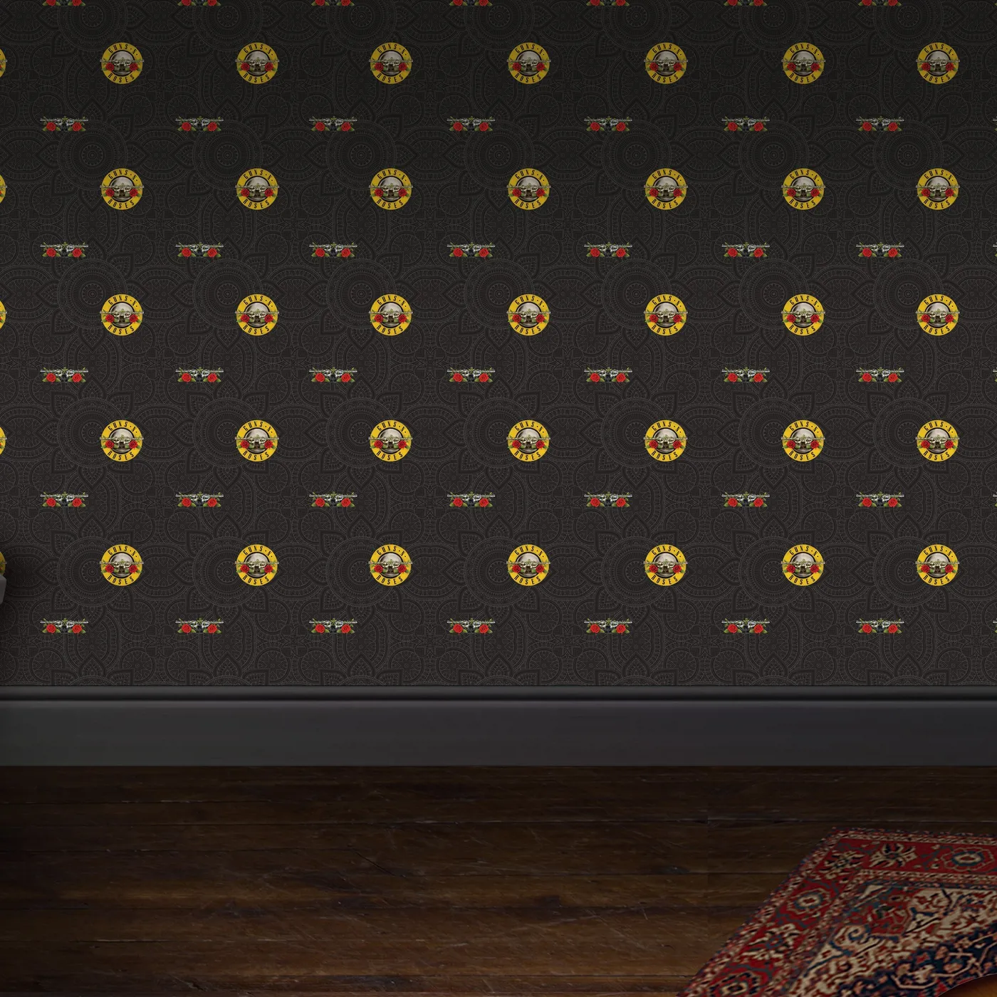 Rock Roll Guns N' Roses Wallpaper Per 10m x 500mm Roll - Bullet