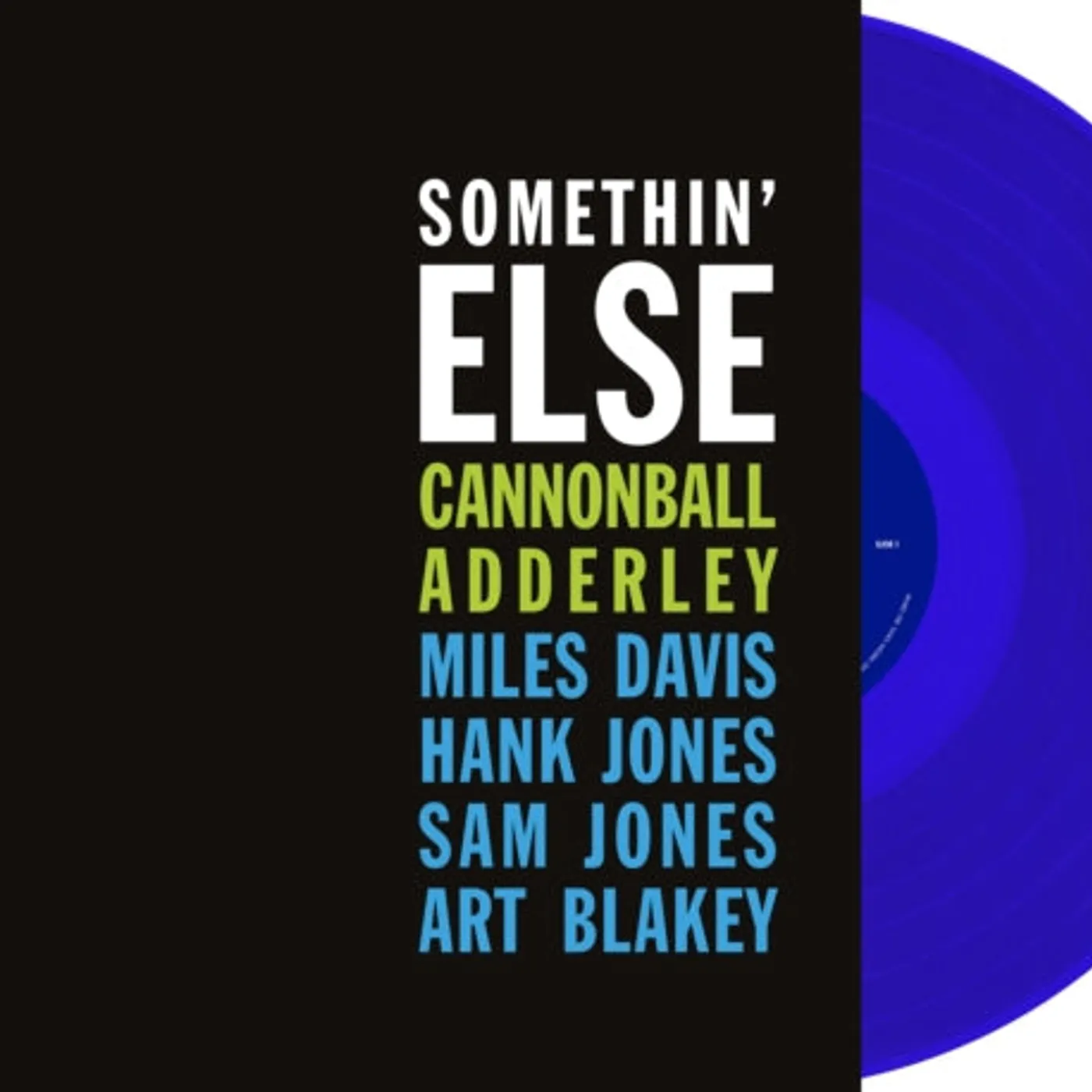Cannonball Adderley LP Vinyl Record - Somethin' Else (Blue Vinyl)