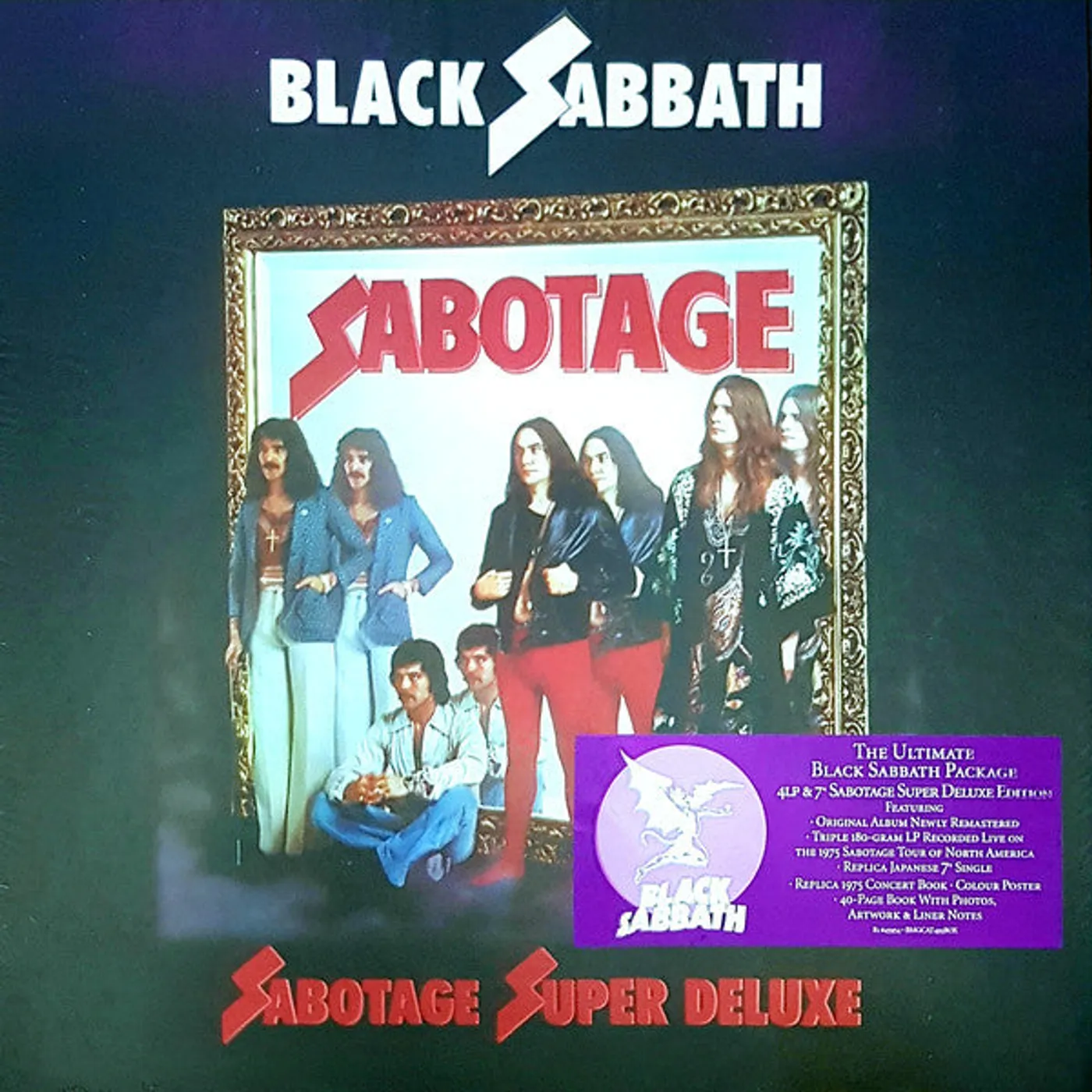 Black Sabbath LP Vinyl Record Box Set - Sabotage (Super Deluxe Edition)