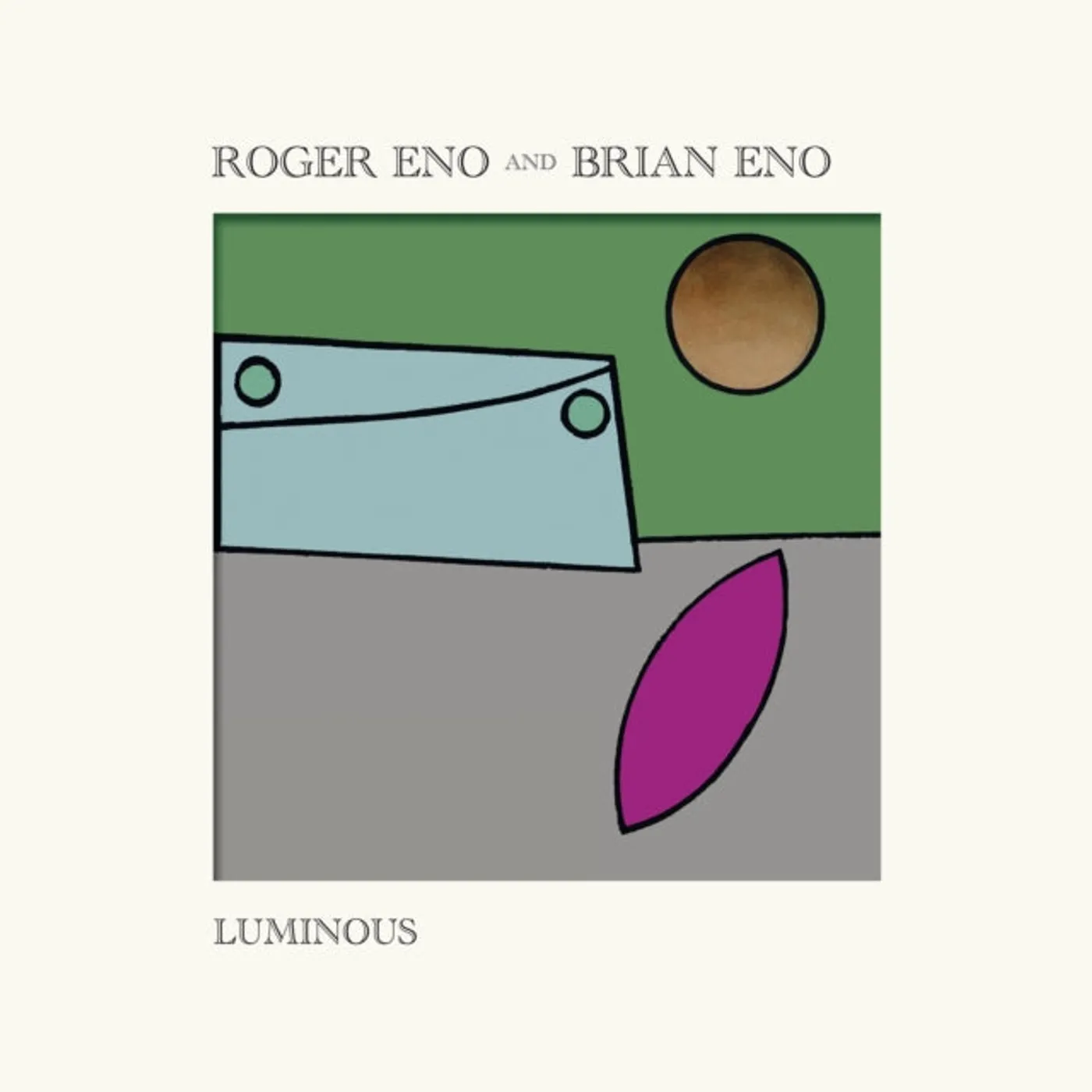 Roger Eno / Brian Eno LP Vinyl Record - Luminous (Yellow Vinyl)
