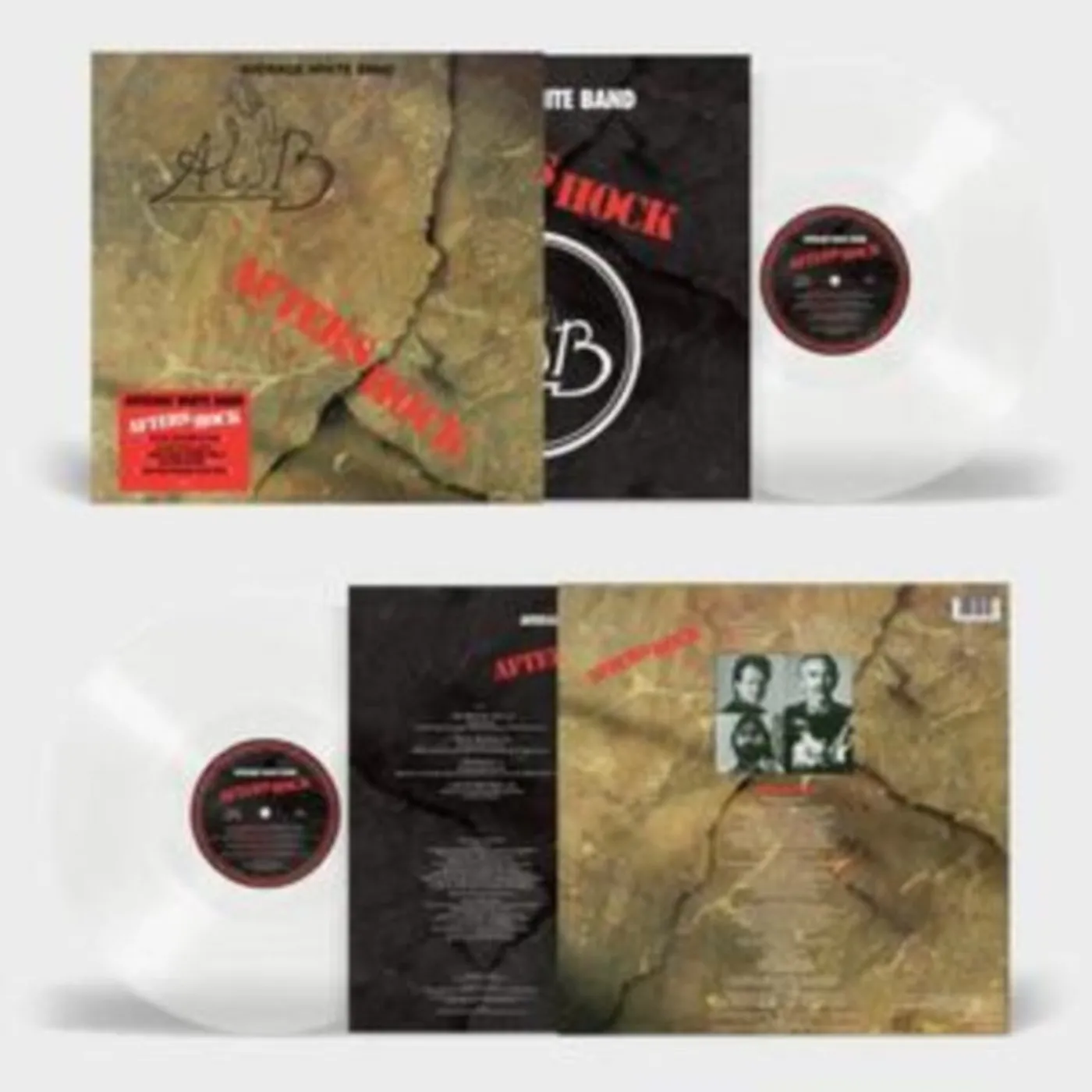 Average White Band LP Vinyl Record - Aftershock (Clear Vinyl)
