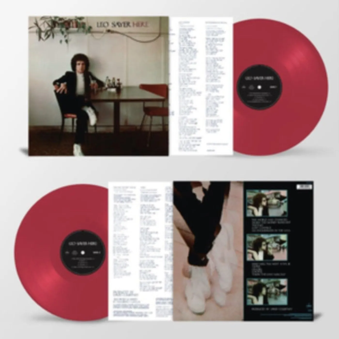 Leo Sayer LP Vinyl Record - Here (Burgundy Vinyl)
