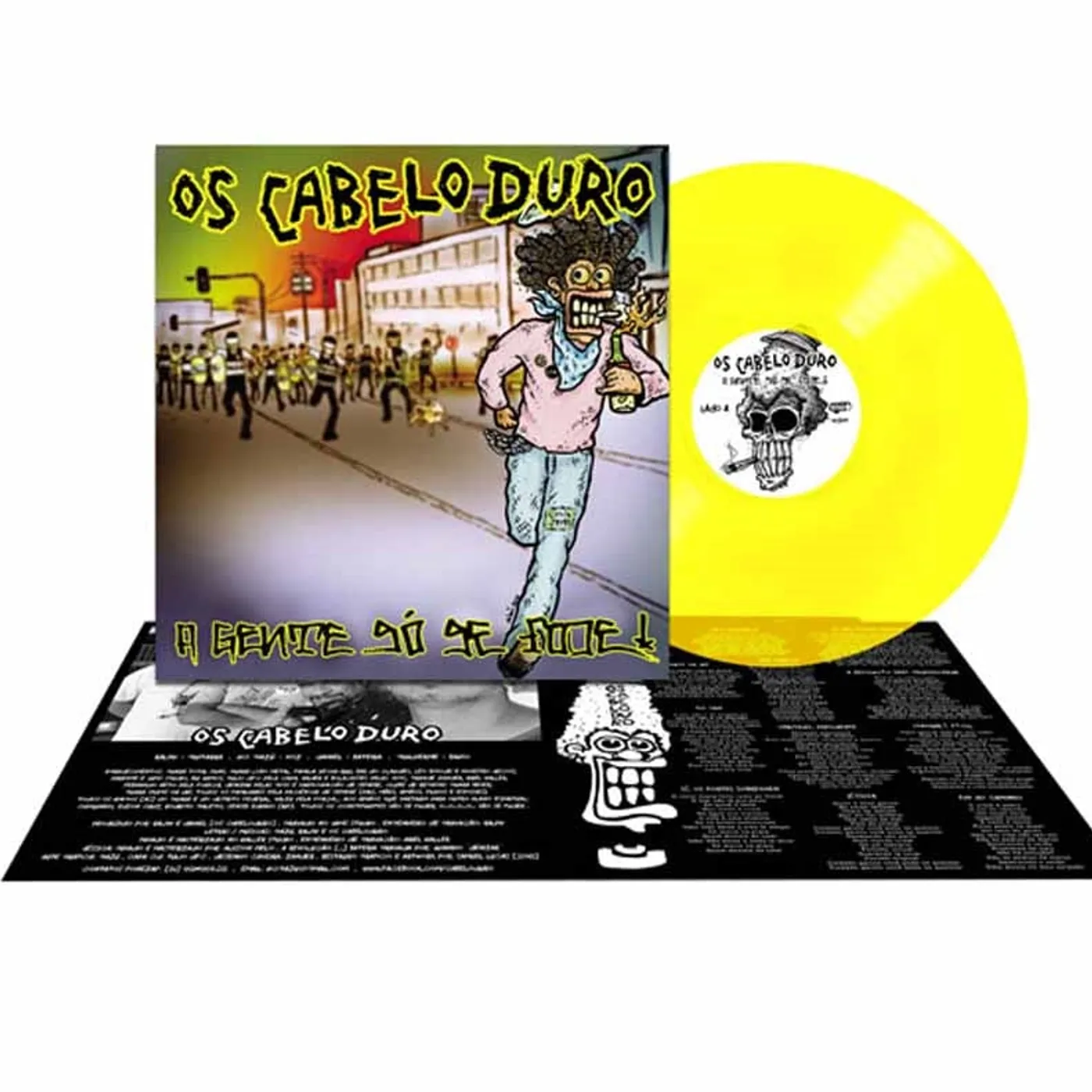 Os Cabelo Duro LP - A Gente SÃ³ Se Fode (Transparent Yellow Vinyl)