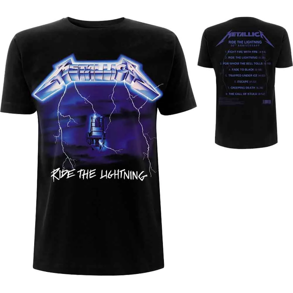 T Shirt - Ride The Lightning Tracks