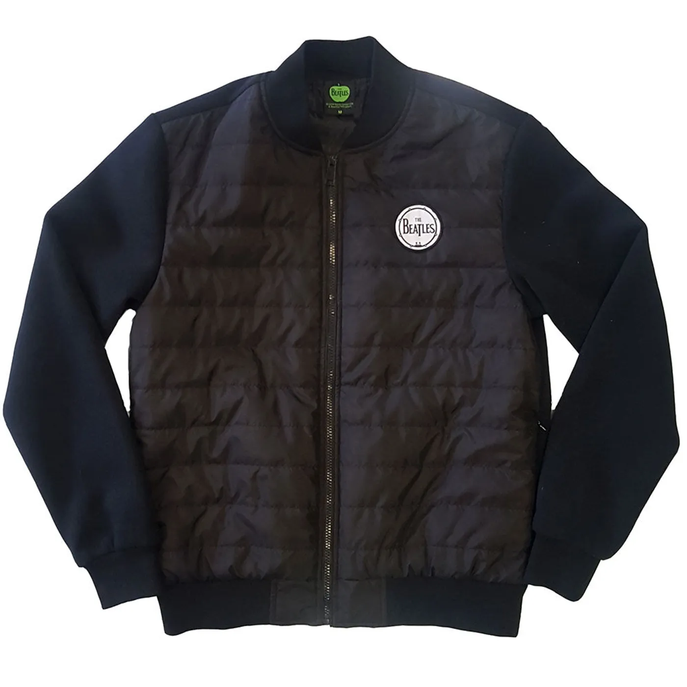 The Beatles Quilted Jacket - Drum Logo