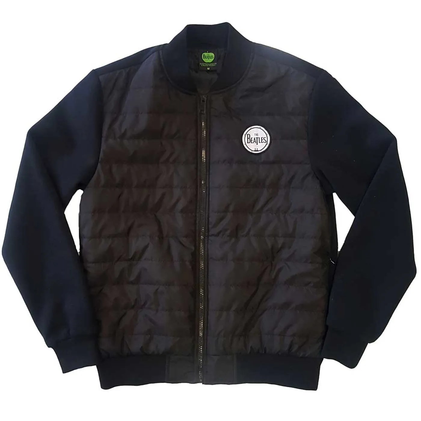 The Beatles Quilted Jacket - Drum Logo