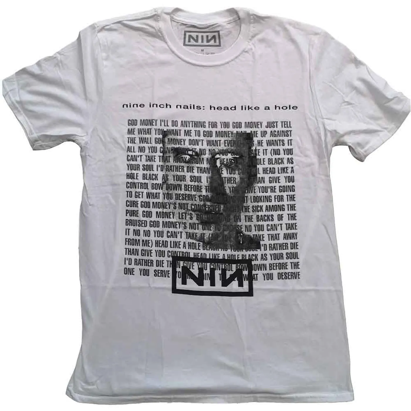 Nine Inch Nails T Shirt - Head Like A Hole