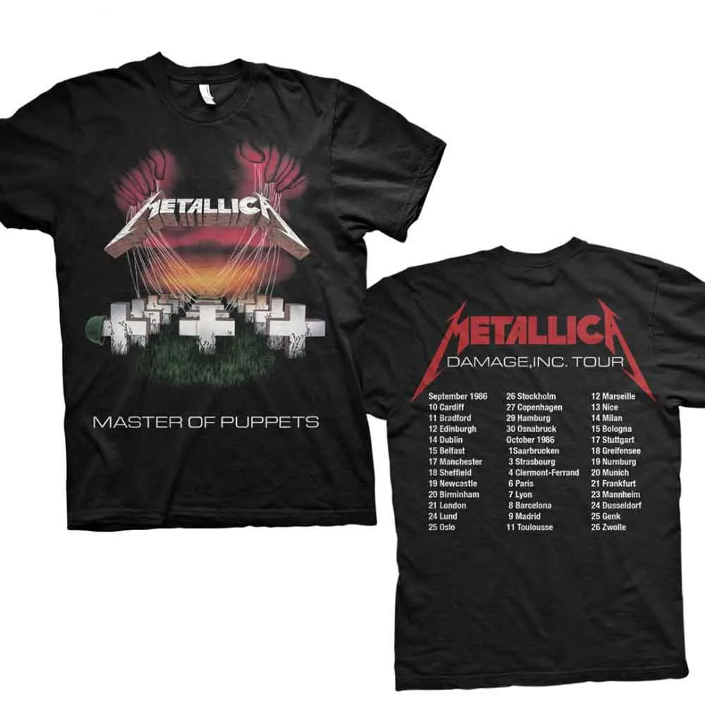 T Shirt - Master Of Puppets European Tour '86