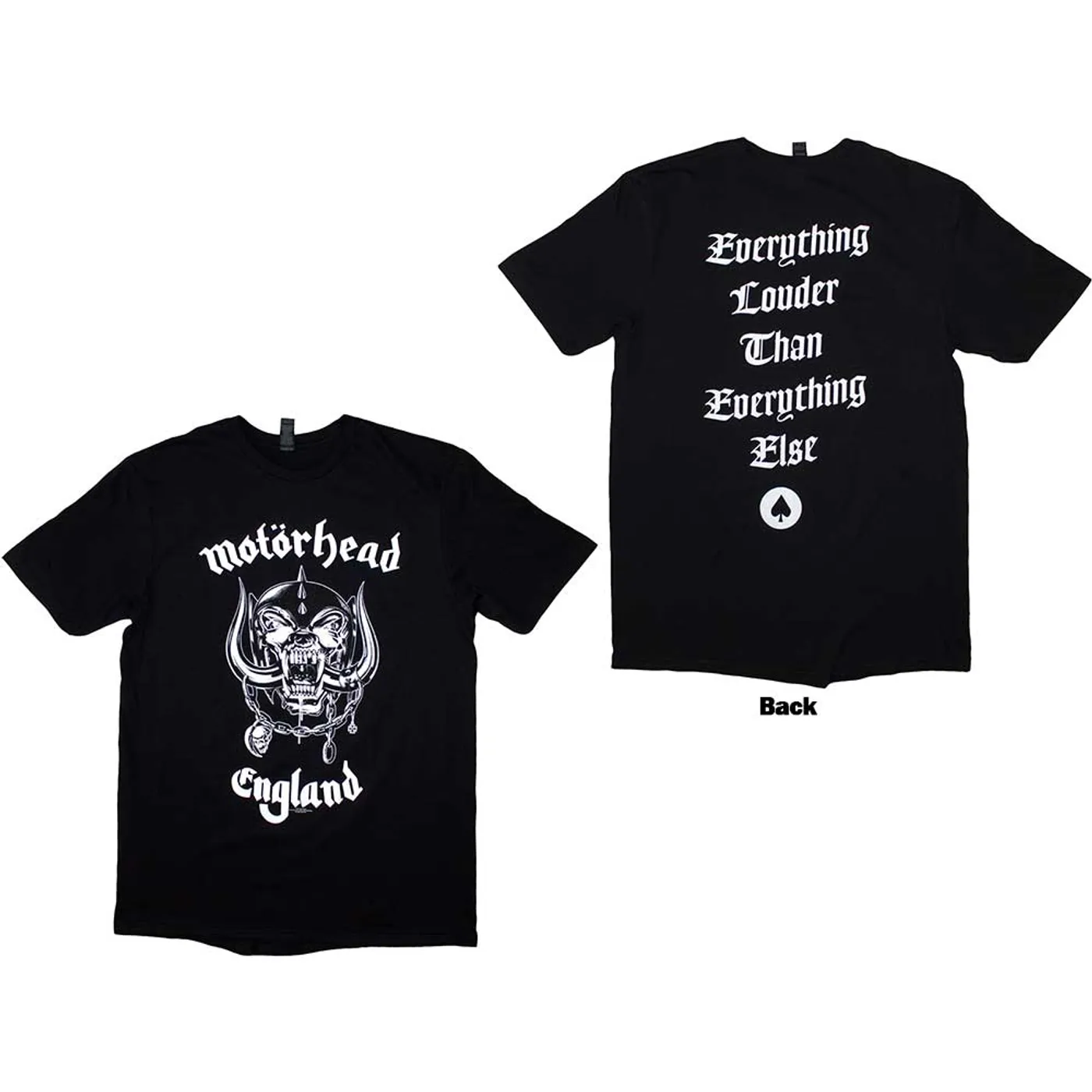 Motörhead T Shirt - England