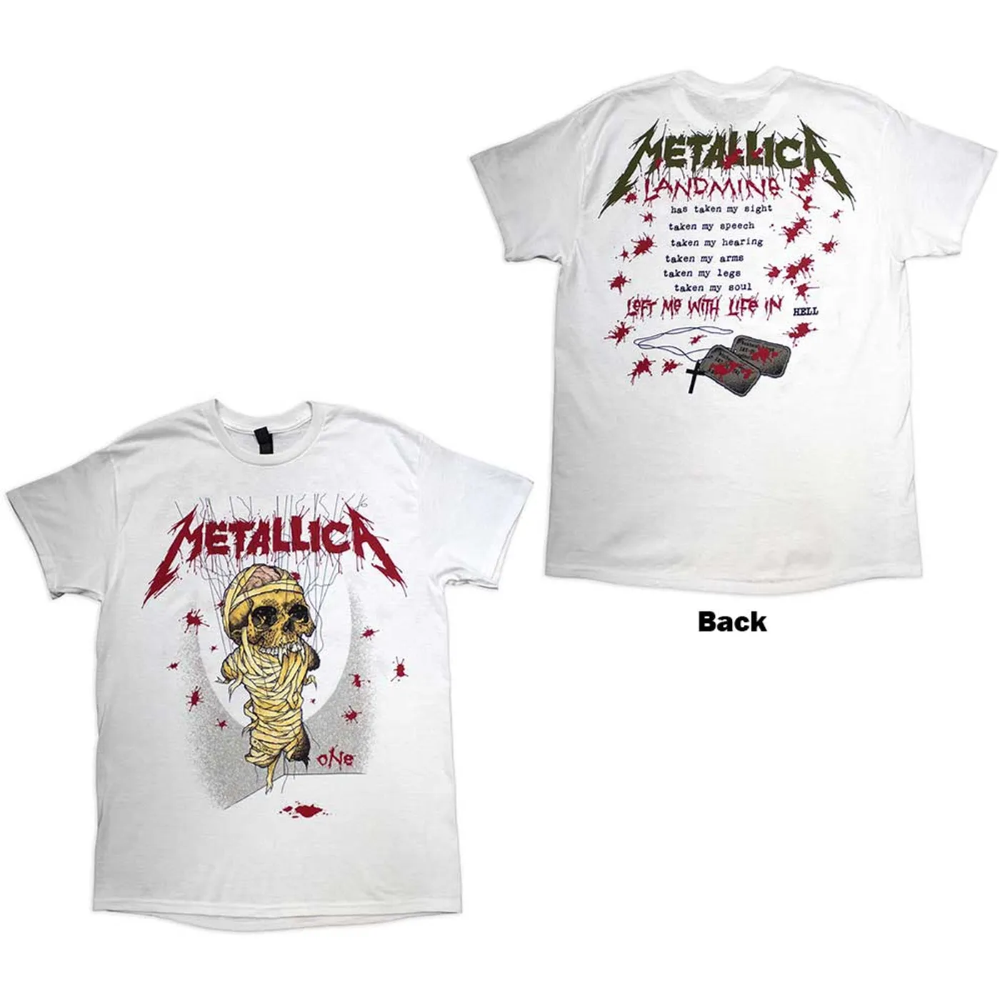 Metallica T Shirt - One Landmine
