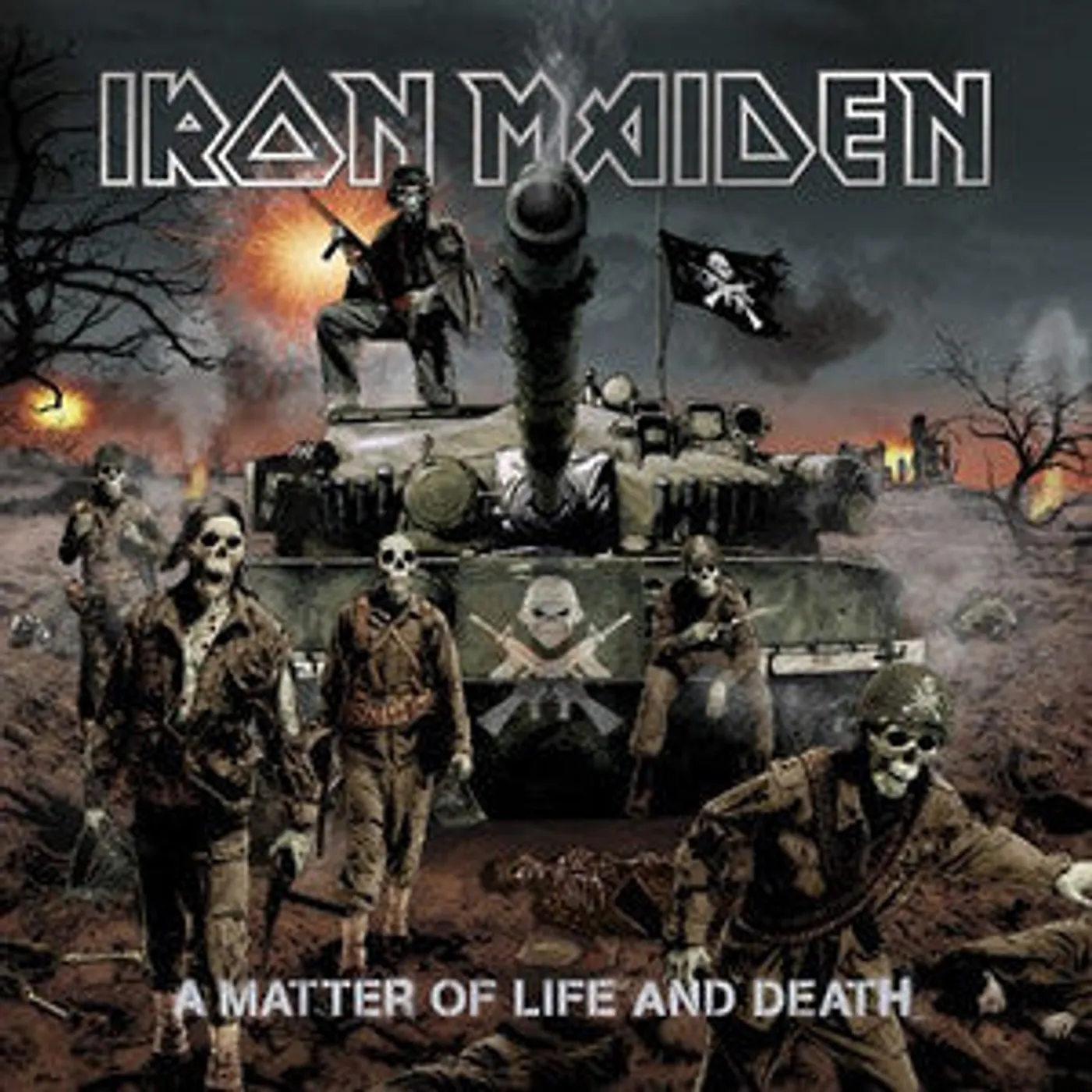 Iron Maiden LP Vinyl Record - A Matter of Life and Death
