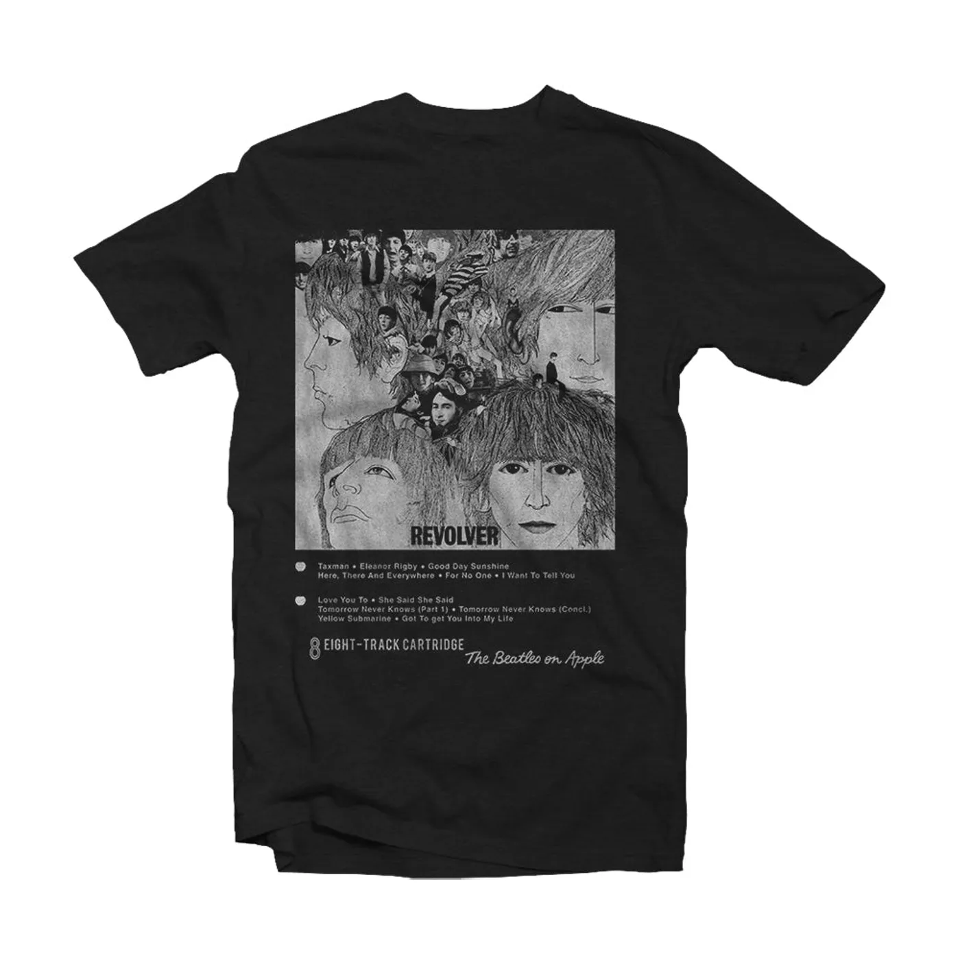 The Beatles T Shirt - Revolver 8 Track
