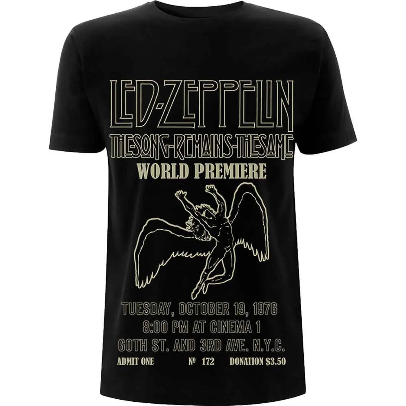 Led Zeppelin T Shirt - Tsrts World Premiere