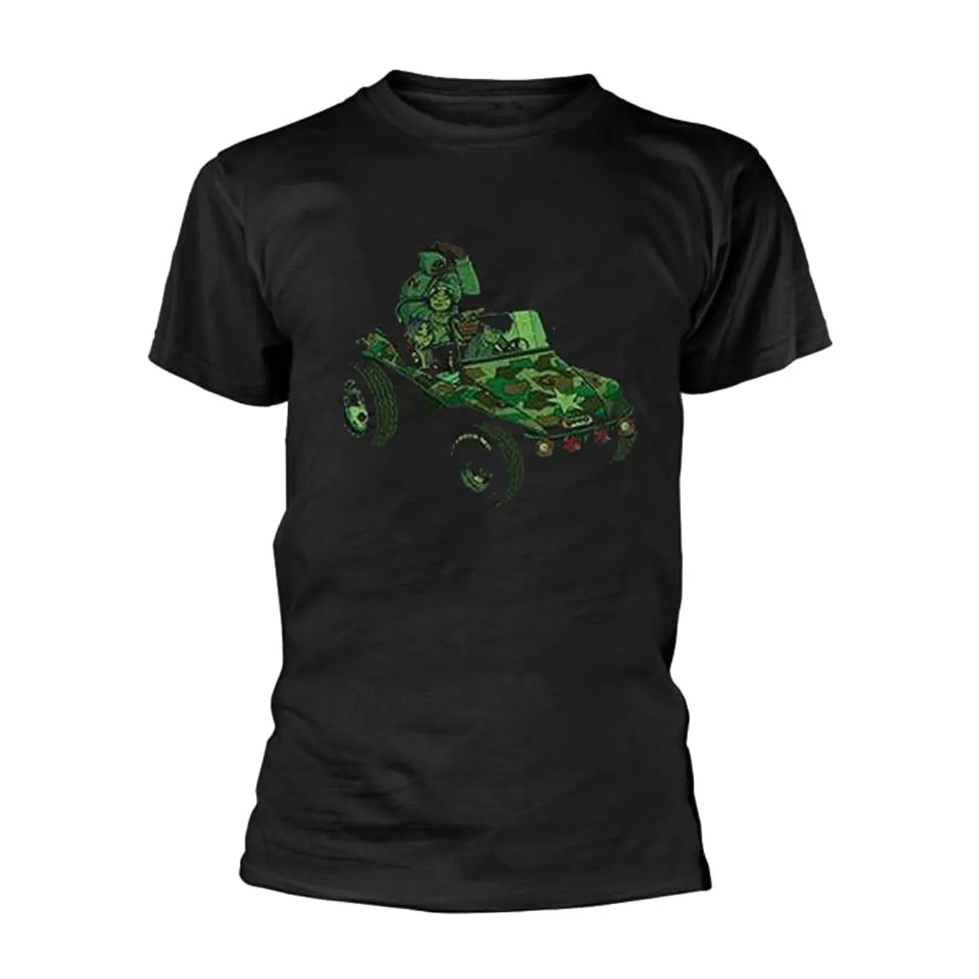 Gorillaz T Shirt - Group Green Geep