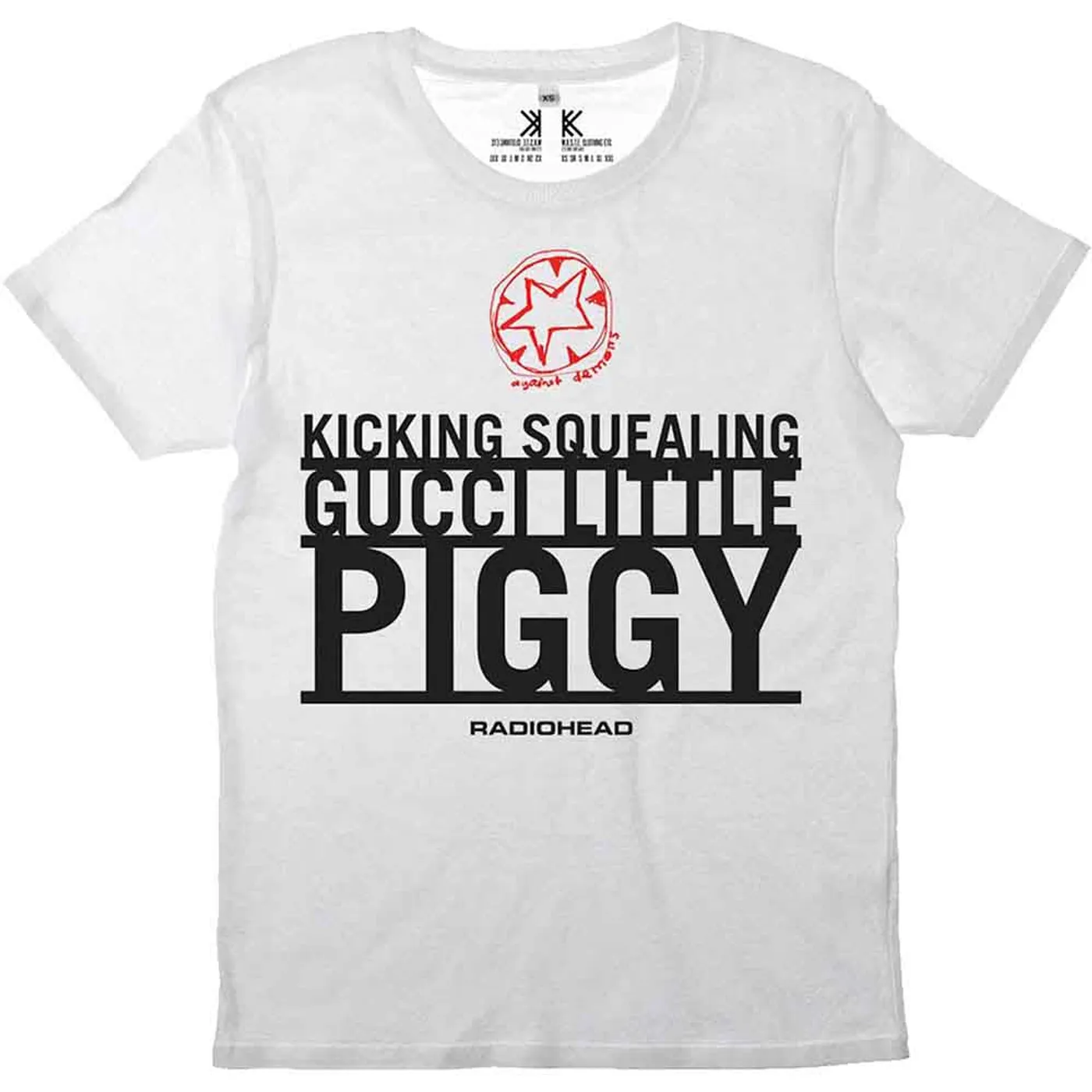 Radiohead T Shirt - Gucci Piggy