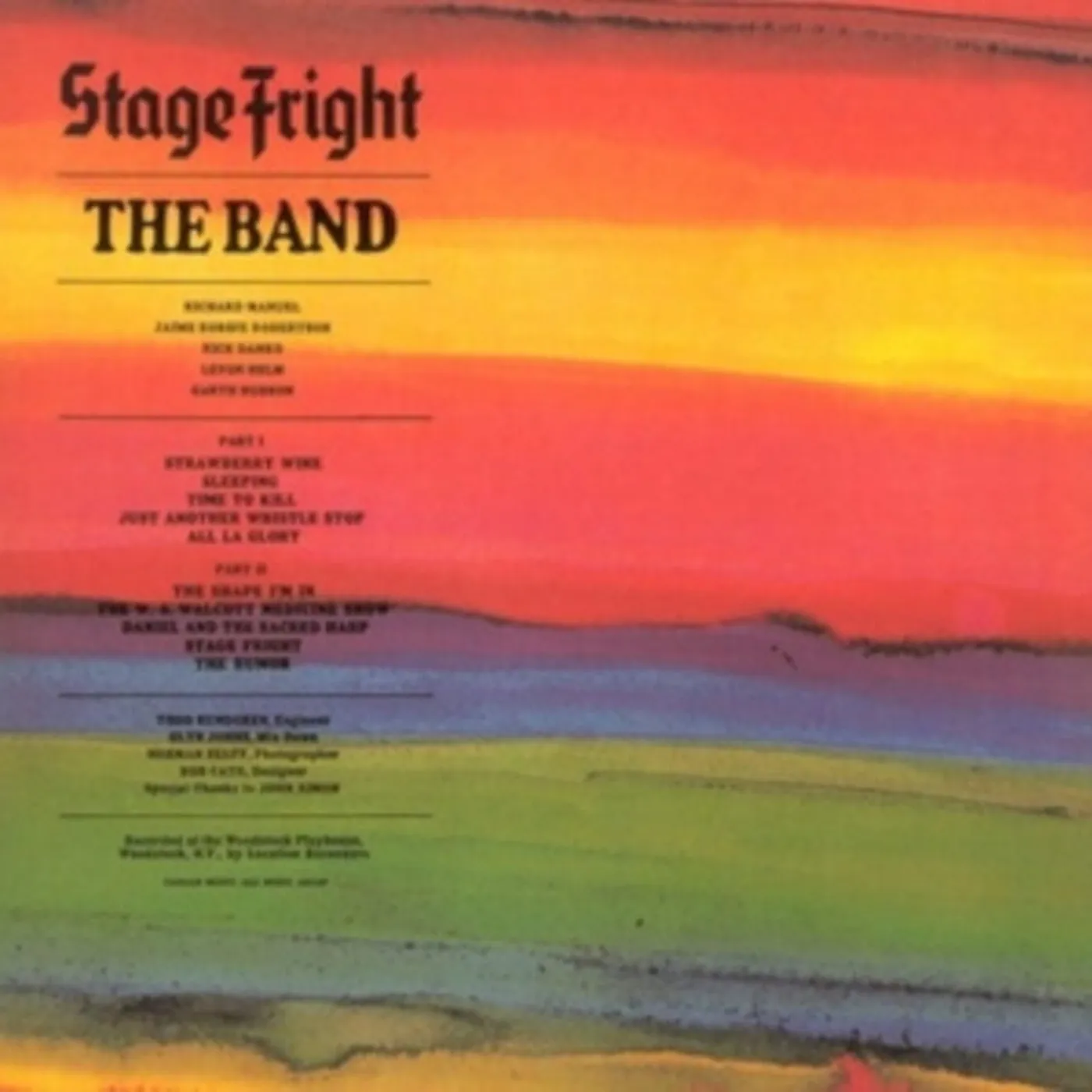 The Band CD - Stage Fright