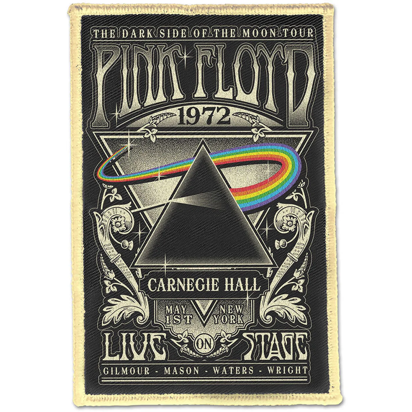 Pink Floyd Patch - Carnegie Hall Woven Patch