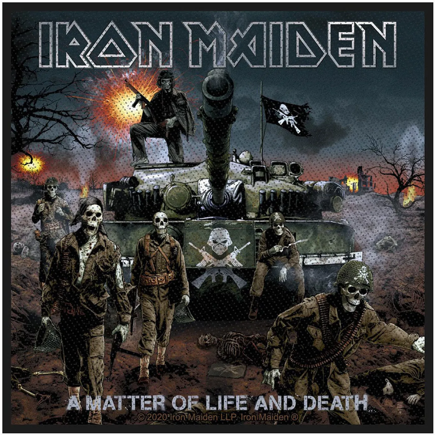 Iron Maiden Patch - Matter Of Life & Death 2020 Retail Packaged Patch