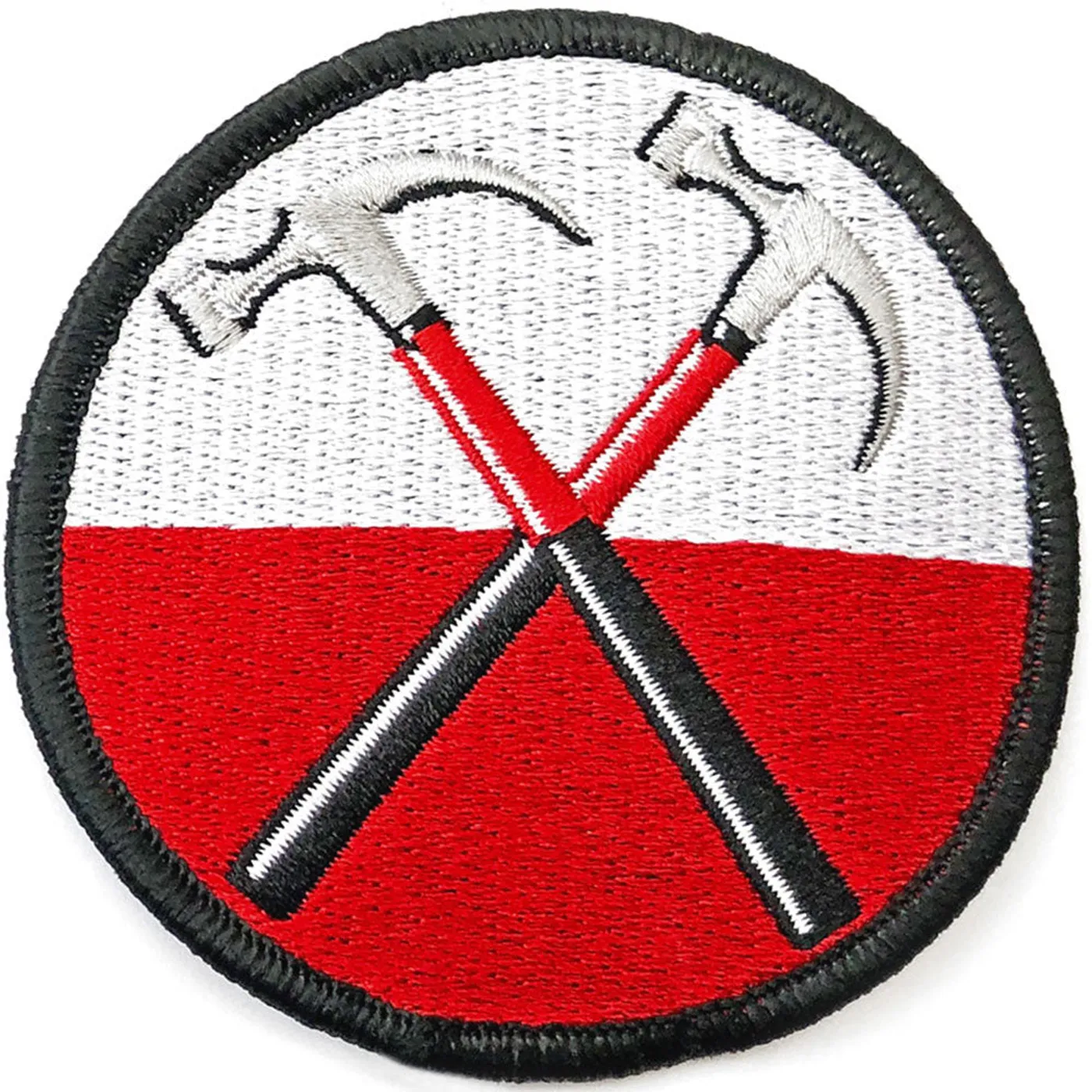 Pink Floyd Patch - The Wall Hammers Circle Woven Patch