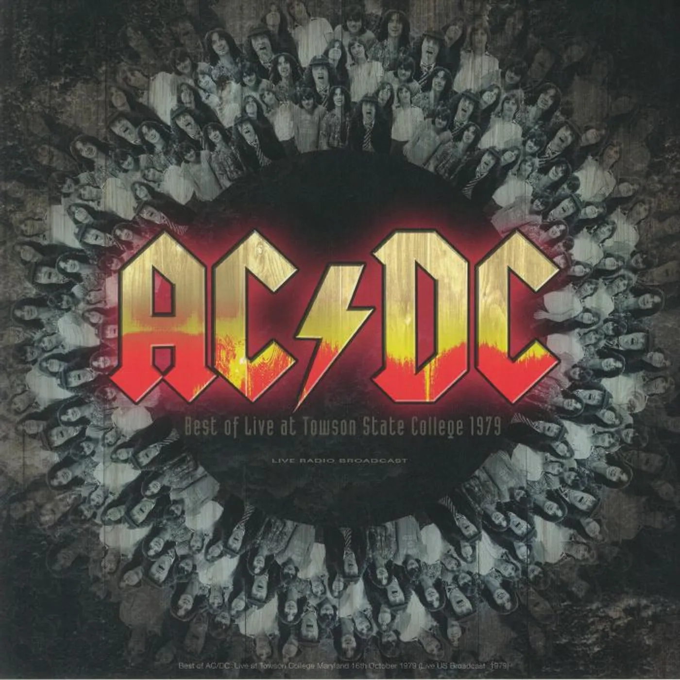 AC/DC LP Vinyl Record - Best Of Live At Towson State College 19 79
